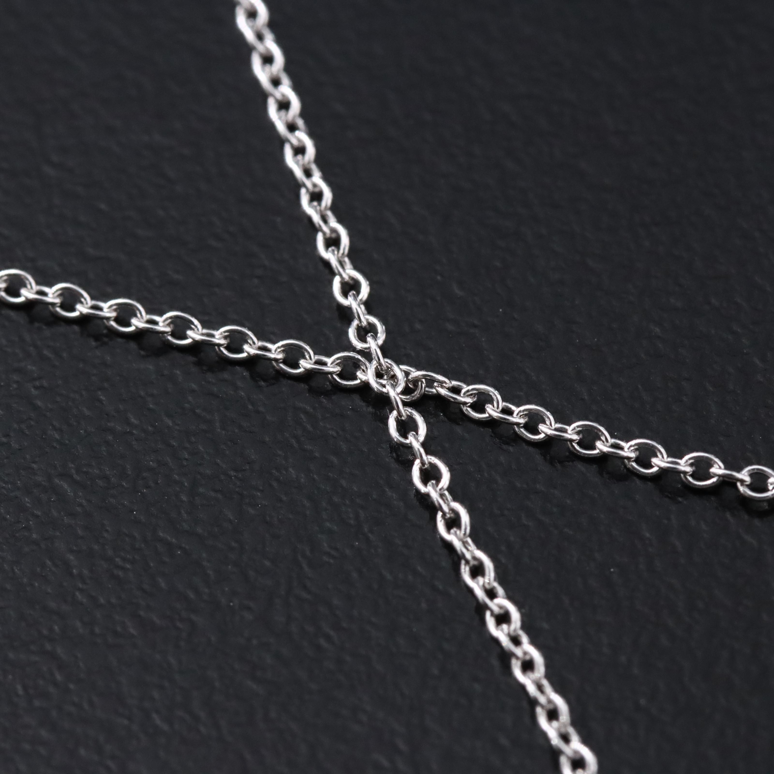 Paloma Picasso for Tiffany & Co. 18K Diamond Loving Heart Infinity Necklace