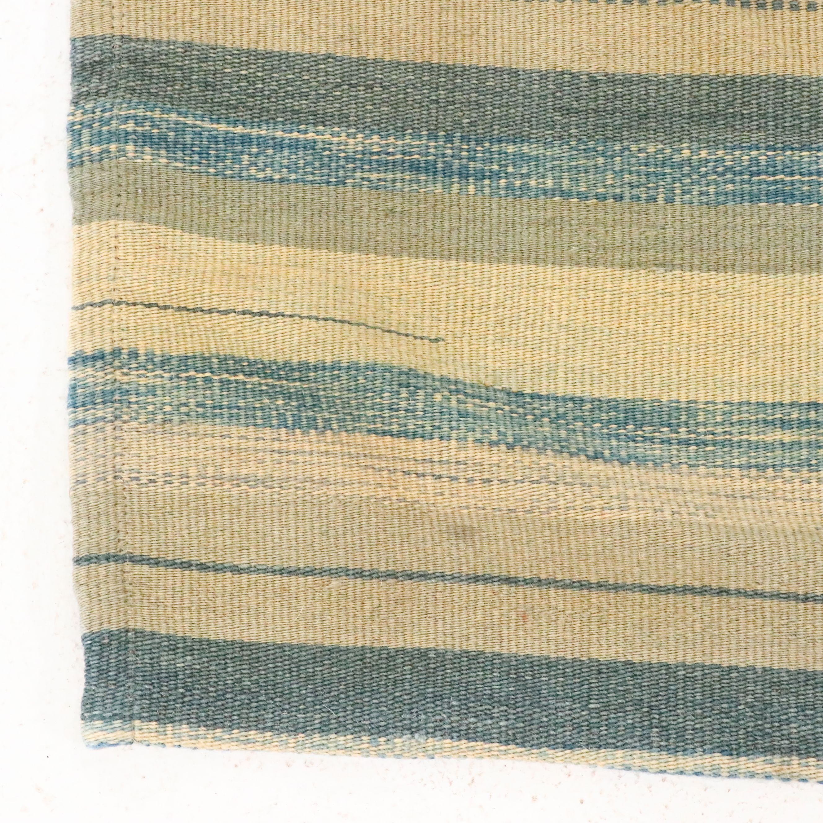 5'9 x 7'10 Handwoven Stitched-Panel Flatweave Area Rug