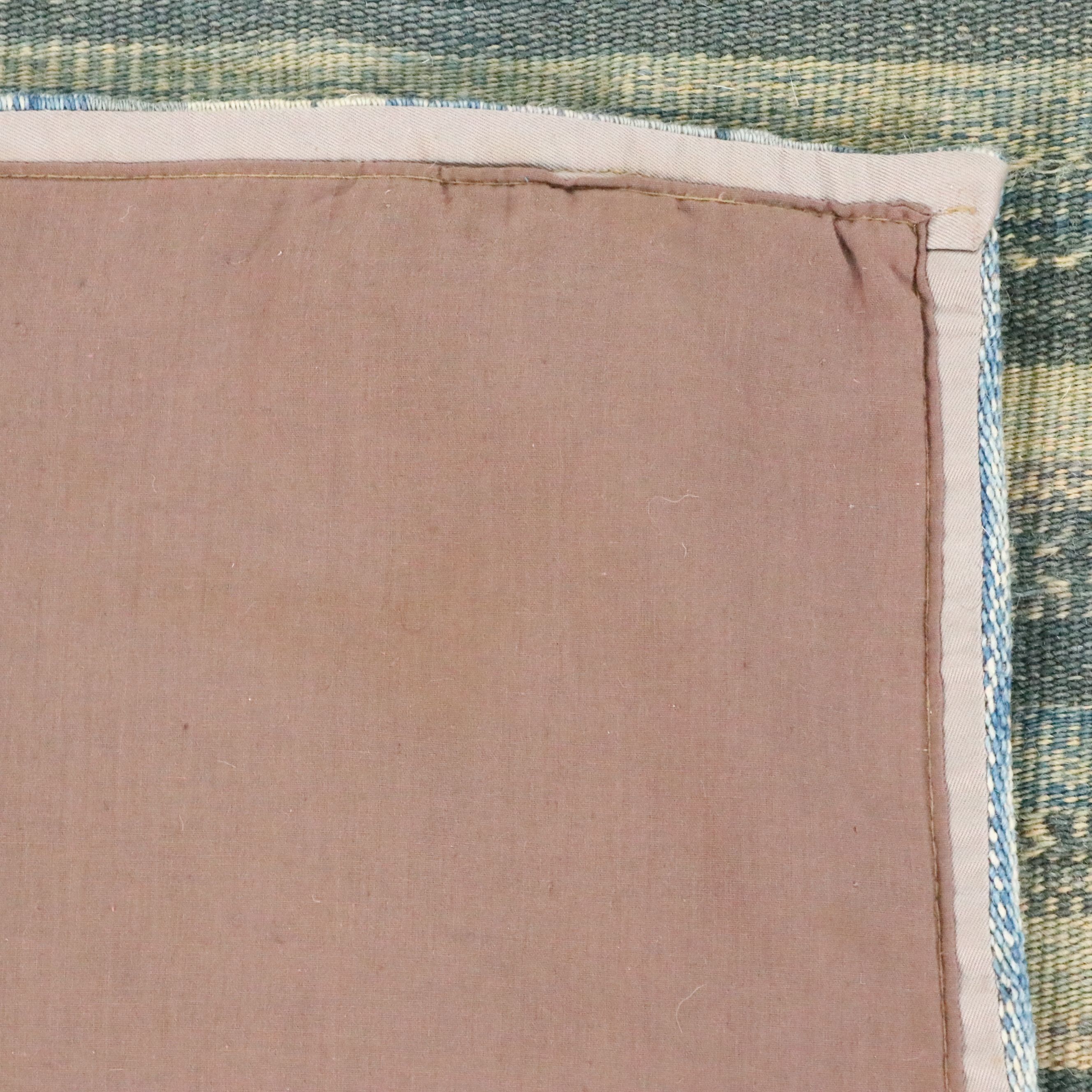 5'9 x 7'10 Handwoven Stitched-Panel Flatweave Area Rug