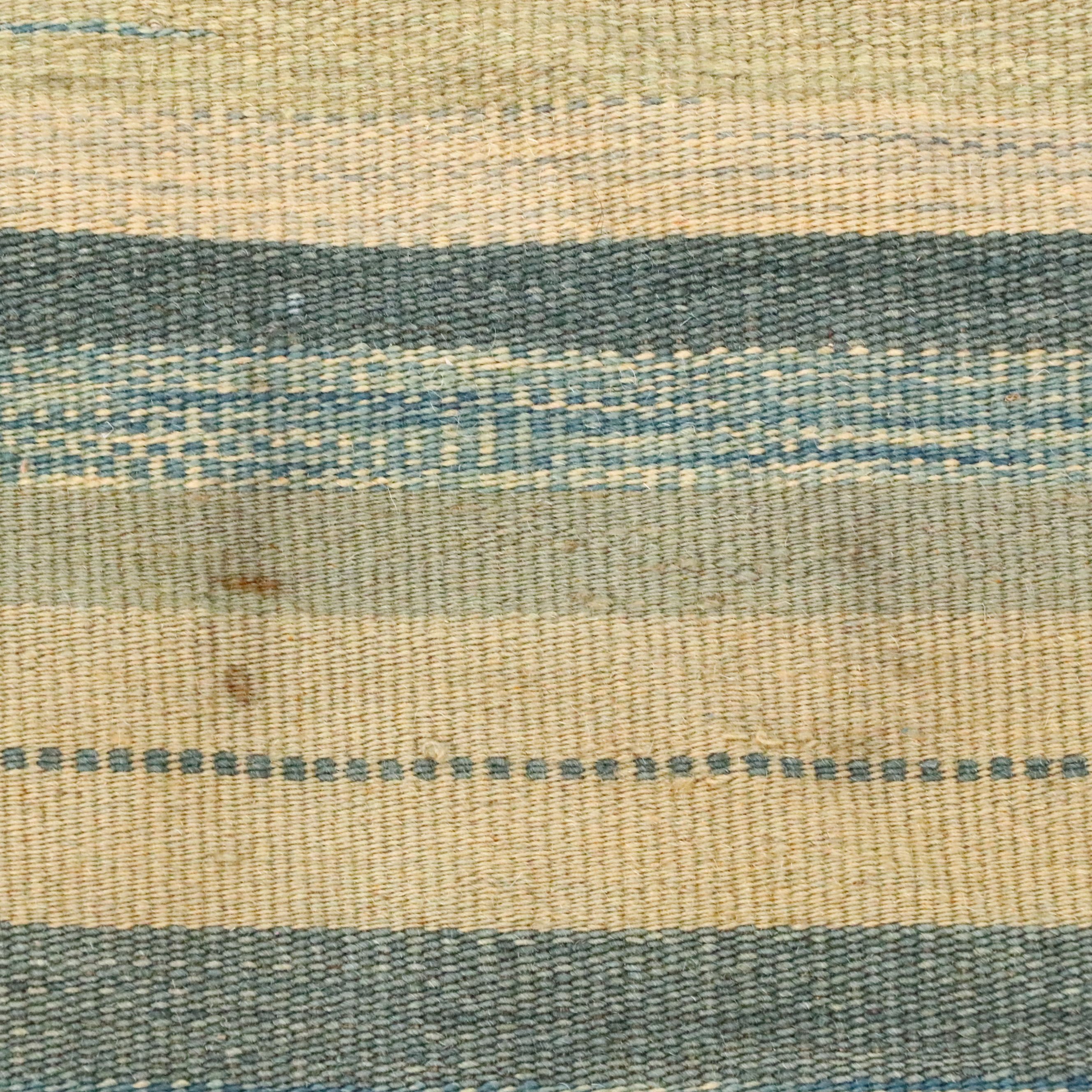 5'9 x 7'10 Handwoven Stitched-Panel Flatweave Area Rug