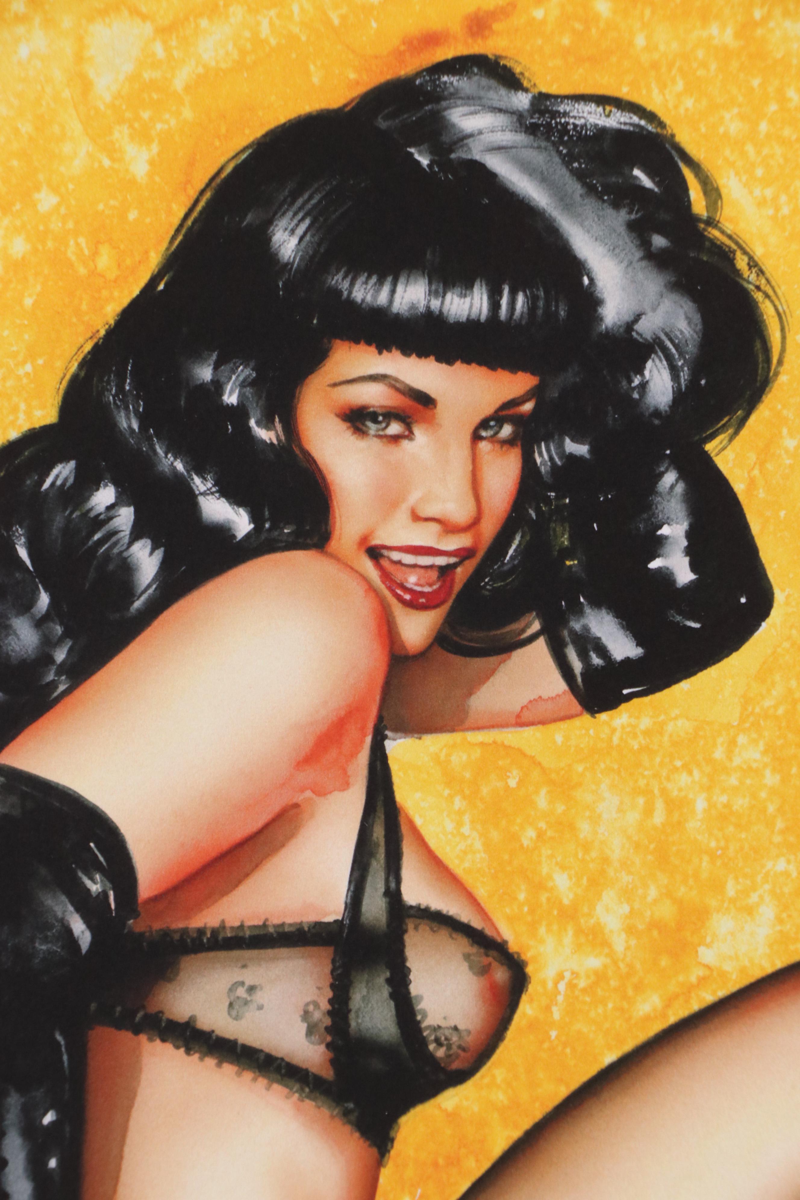 Olivia De Berardinis Digital Print "Bettie Page"