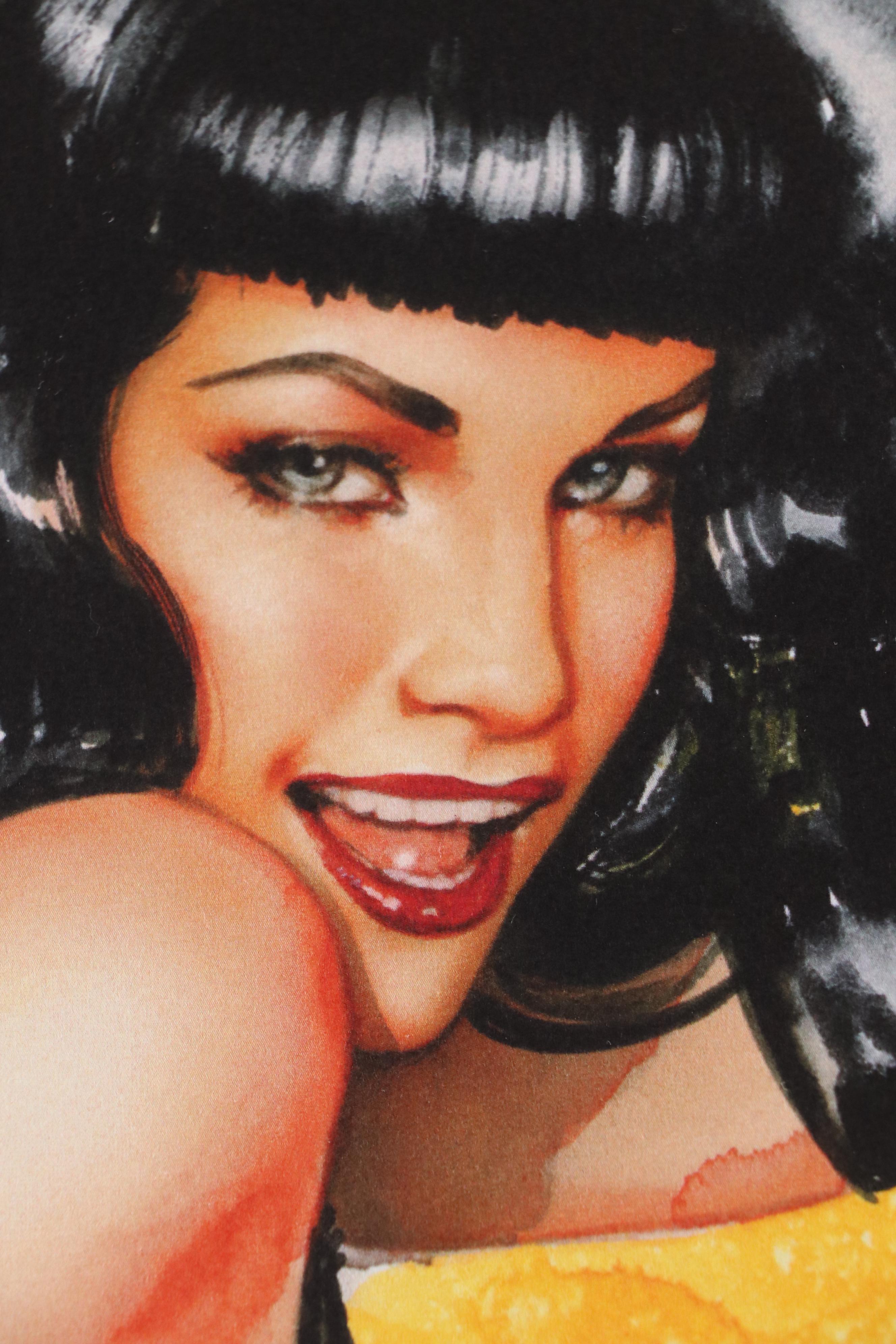 Olivia De Berardinis Digital Print "Bettie Page"