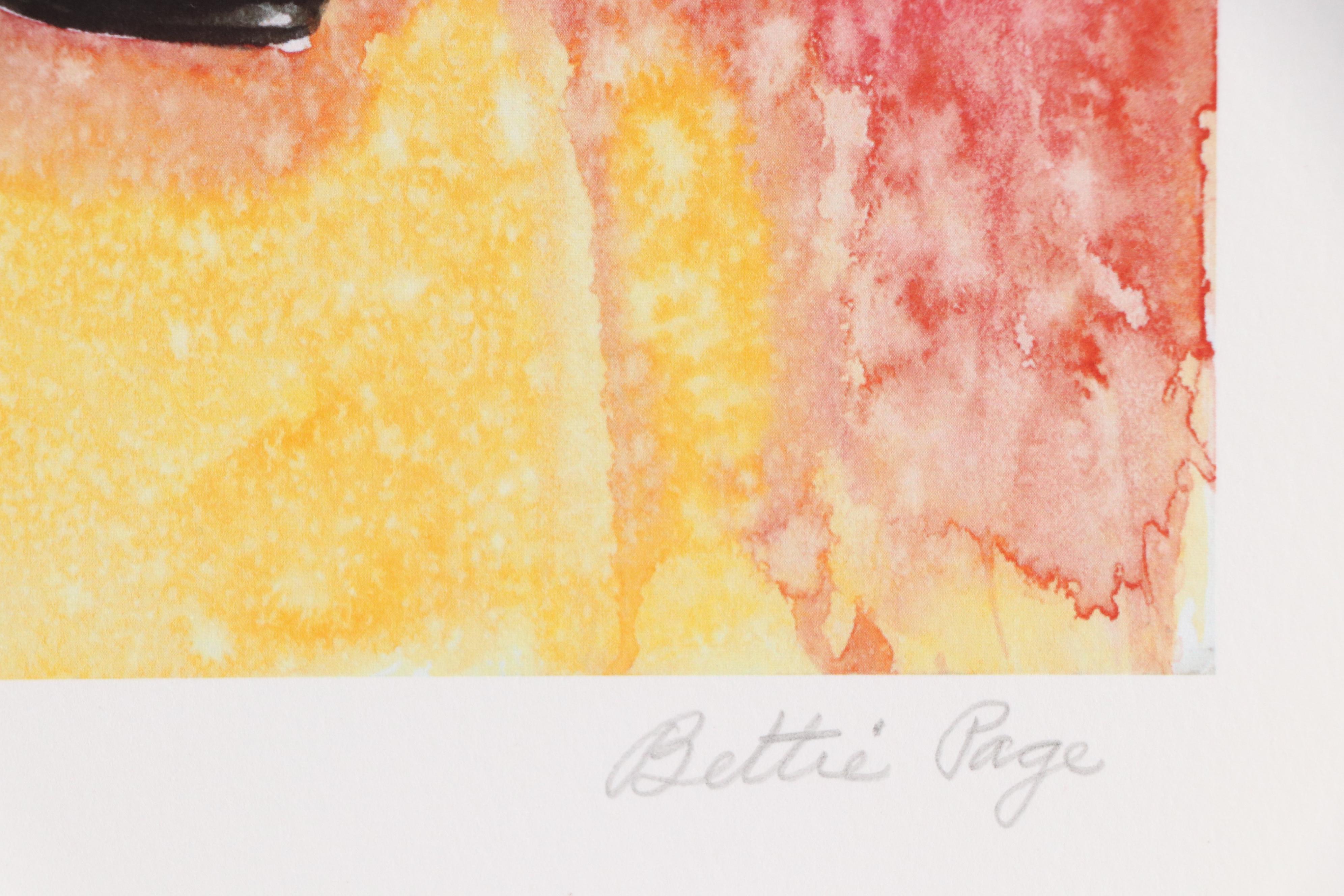 Olivia De Berardinis Digital Print "Bettie Page"