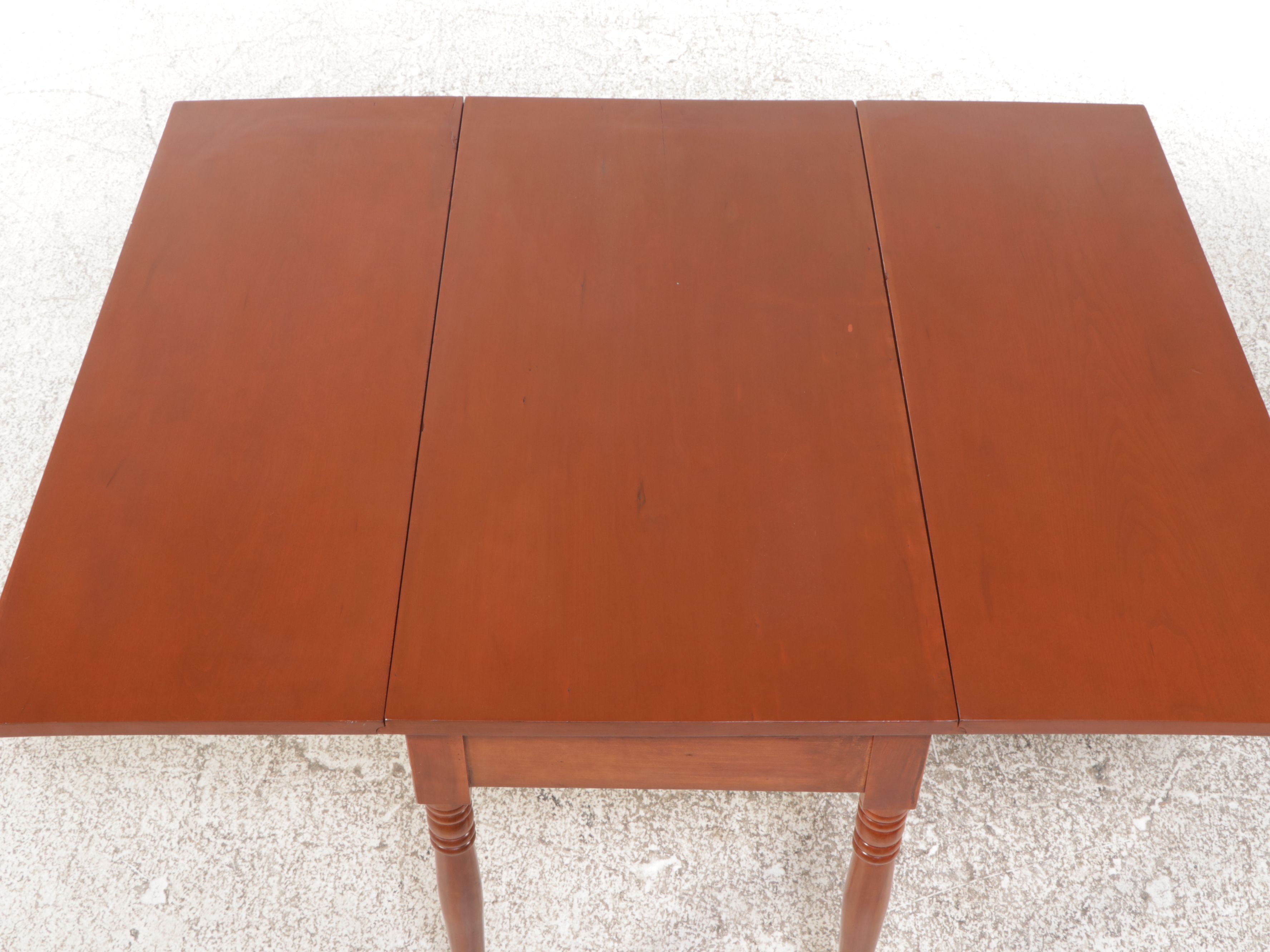 Sheraton Style Cherry Drop Leaf Table