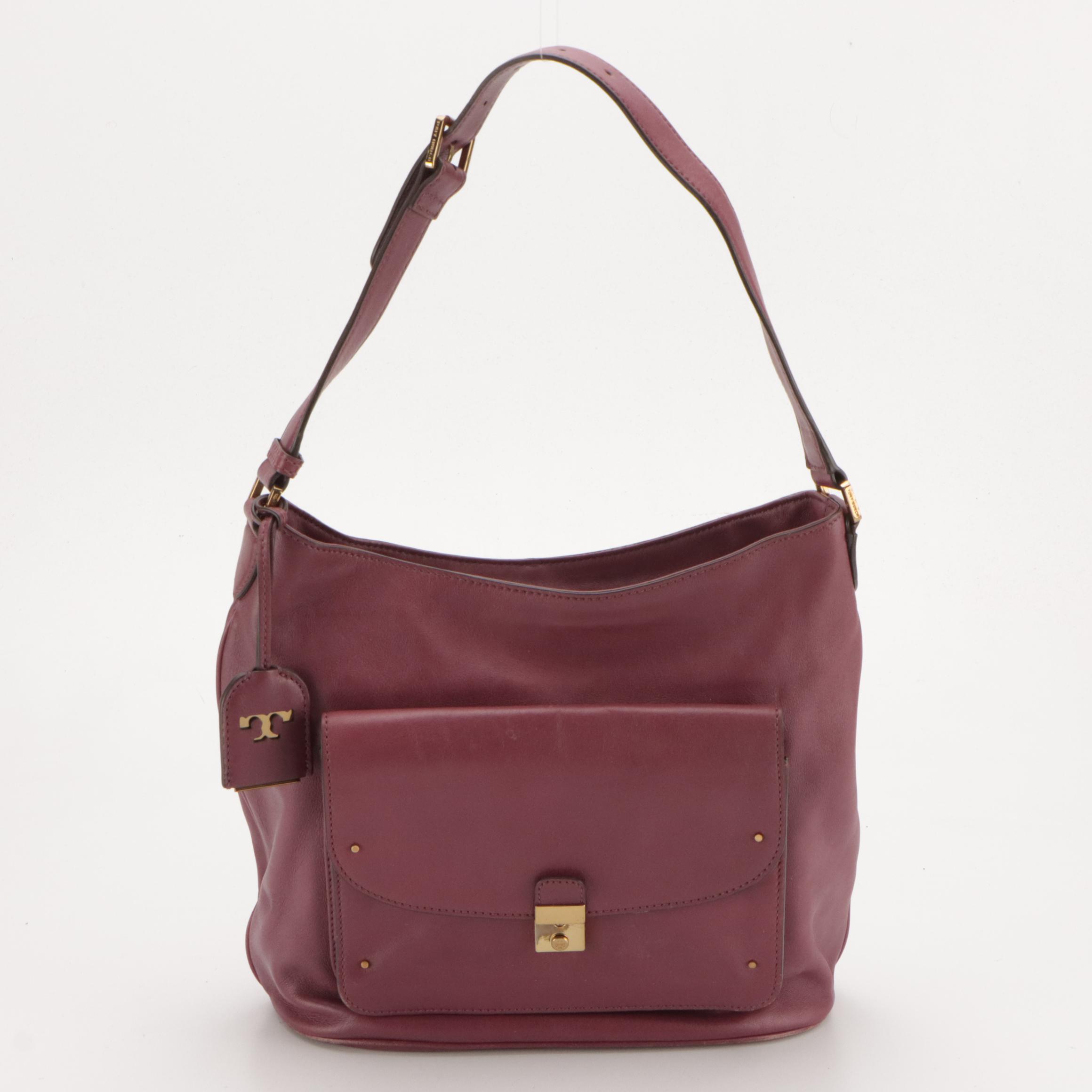 Tory Burch Leather Priscilla Hobo Shoulder Bag and Calvin Klein Gala Tote w/ Tag