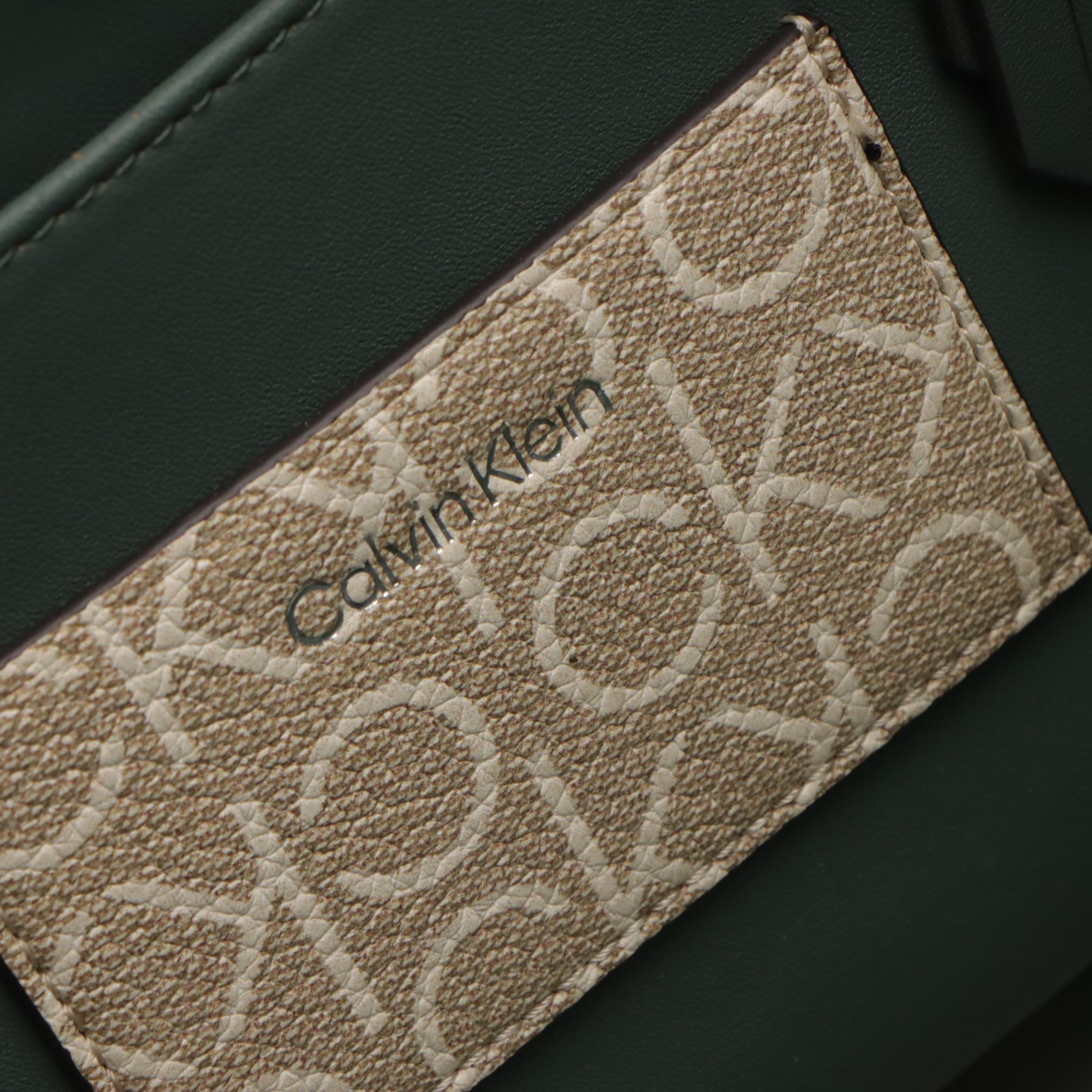 Tory Burch Leather Priscilla Hobo Shoulder Bag and Calvin Klein Gala Tote w/ Tag