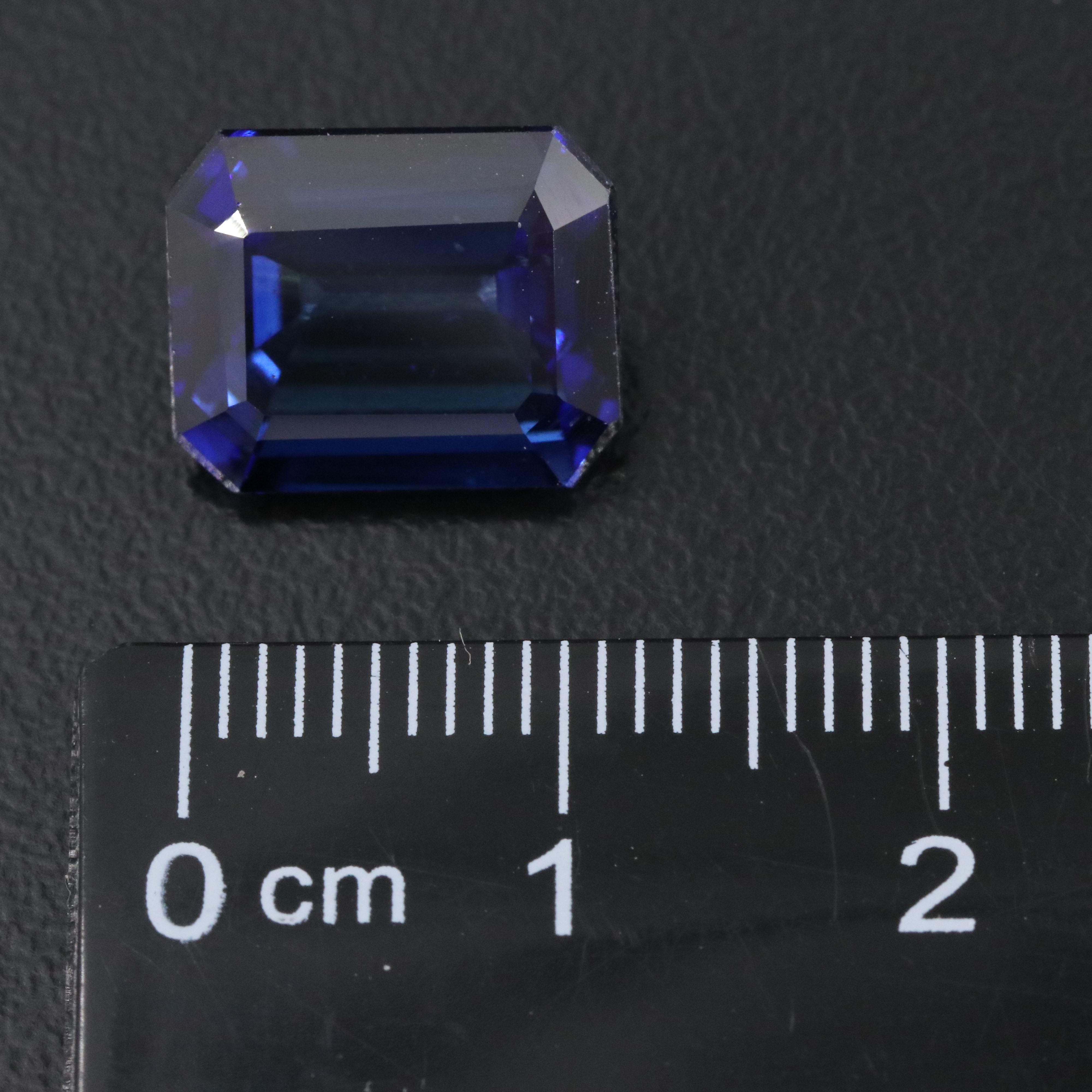 Loose 7.43 CT Lab Grown Sapphire