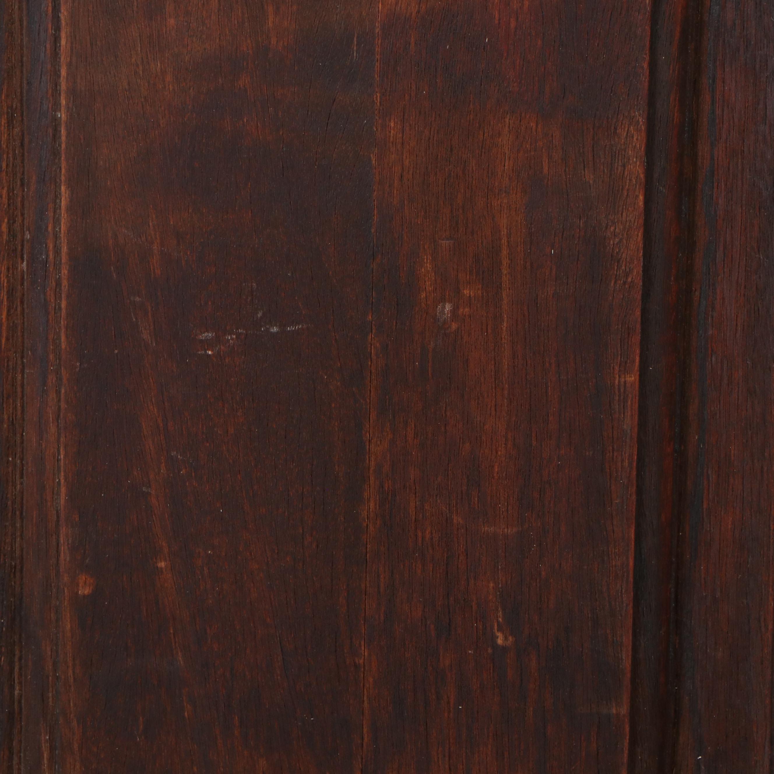 Window Panel with Floral Design