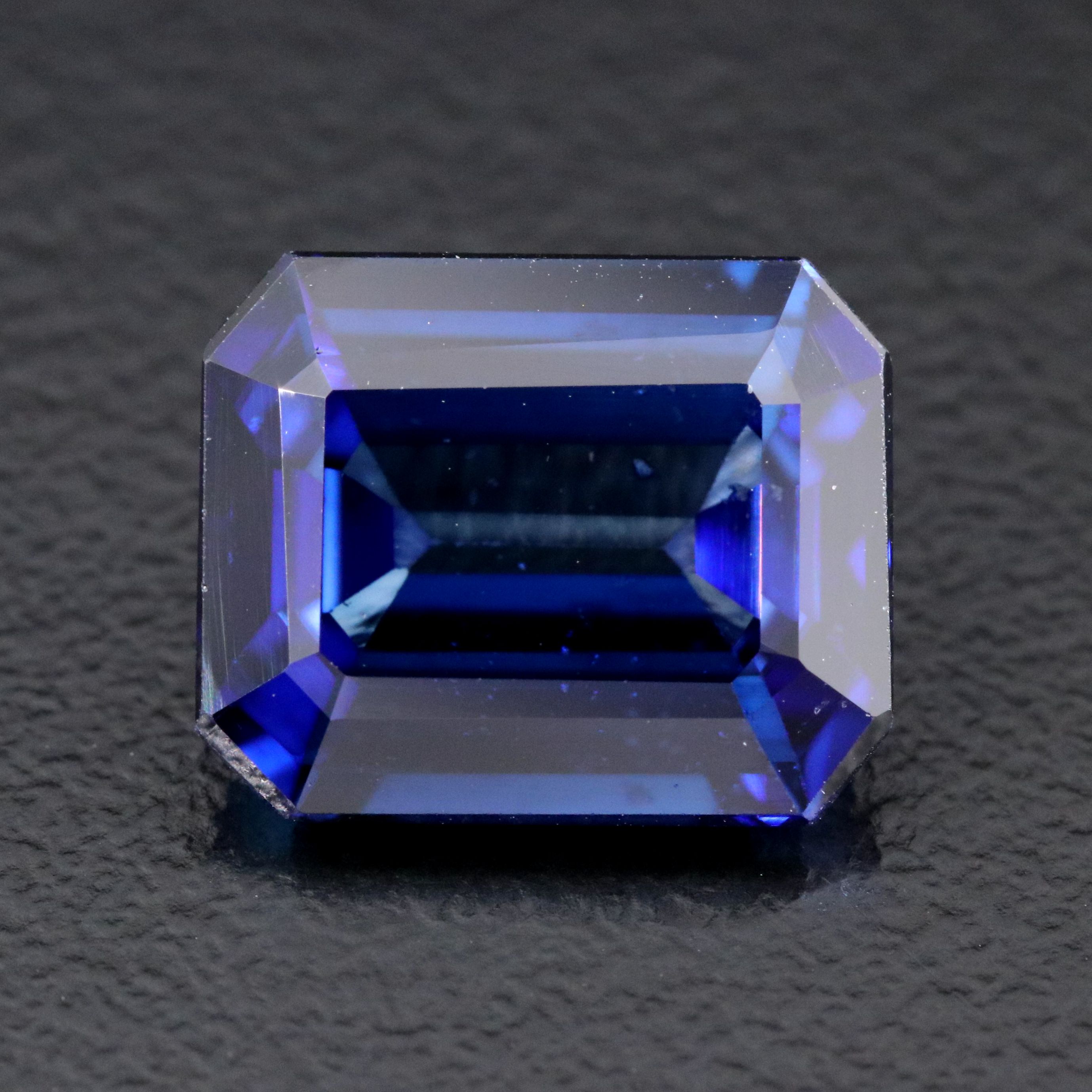 Loose 7.43 CT Lab Grown Sapphire