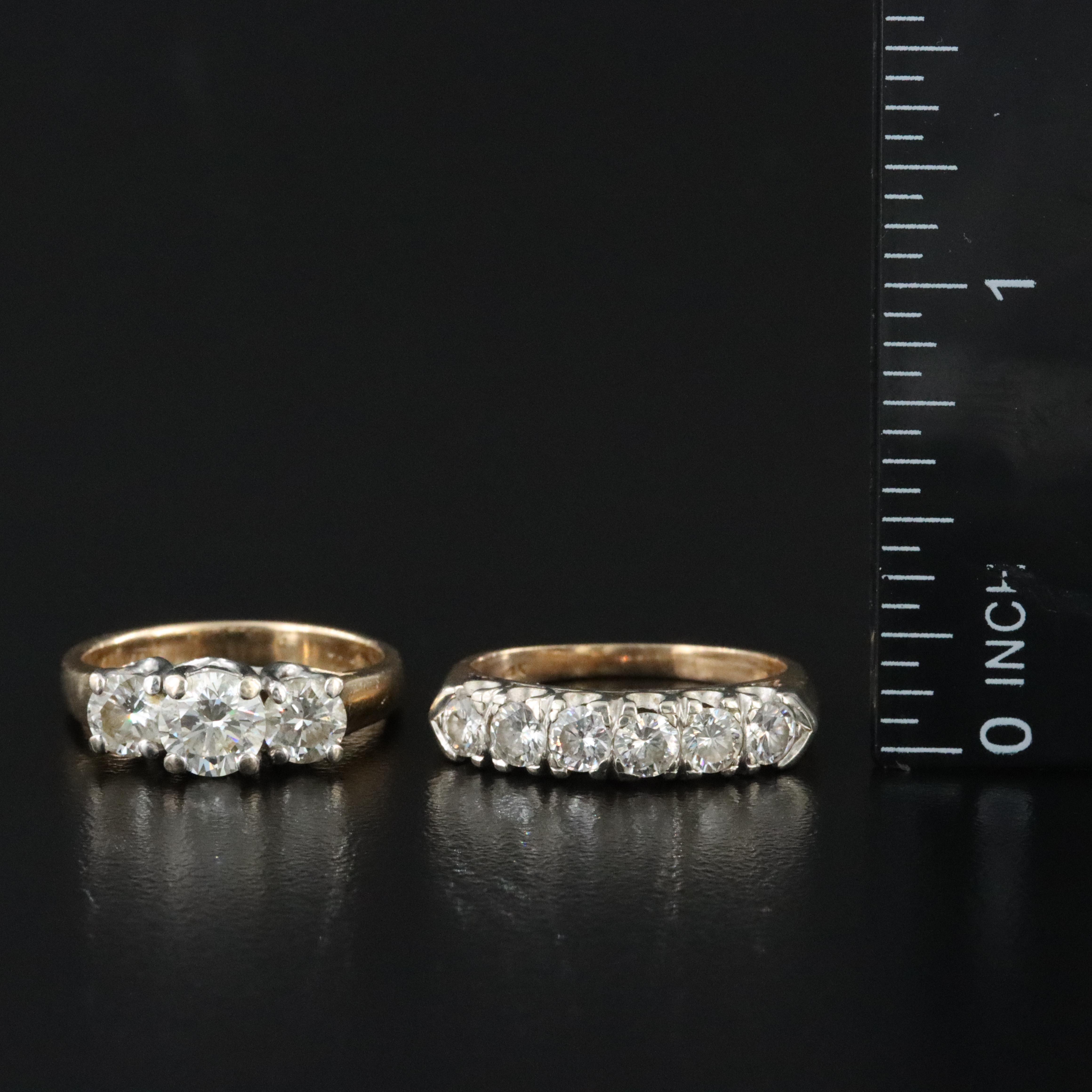 14K 2.46 CTW Diamond Ring Set