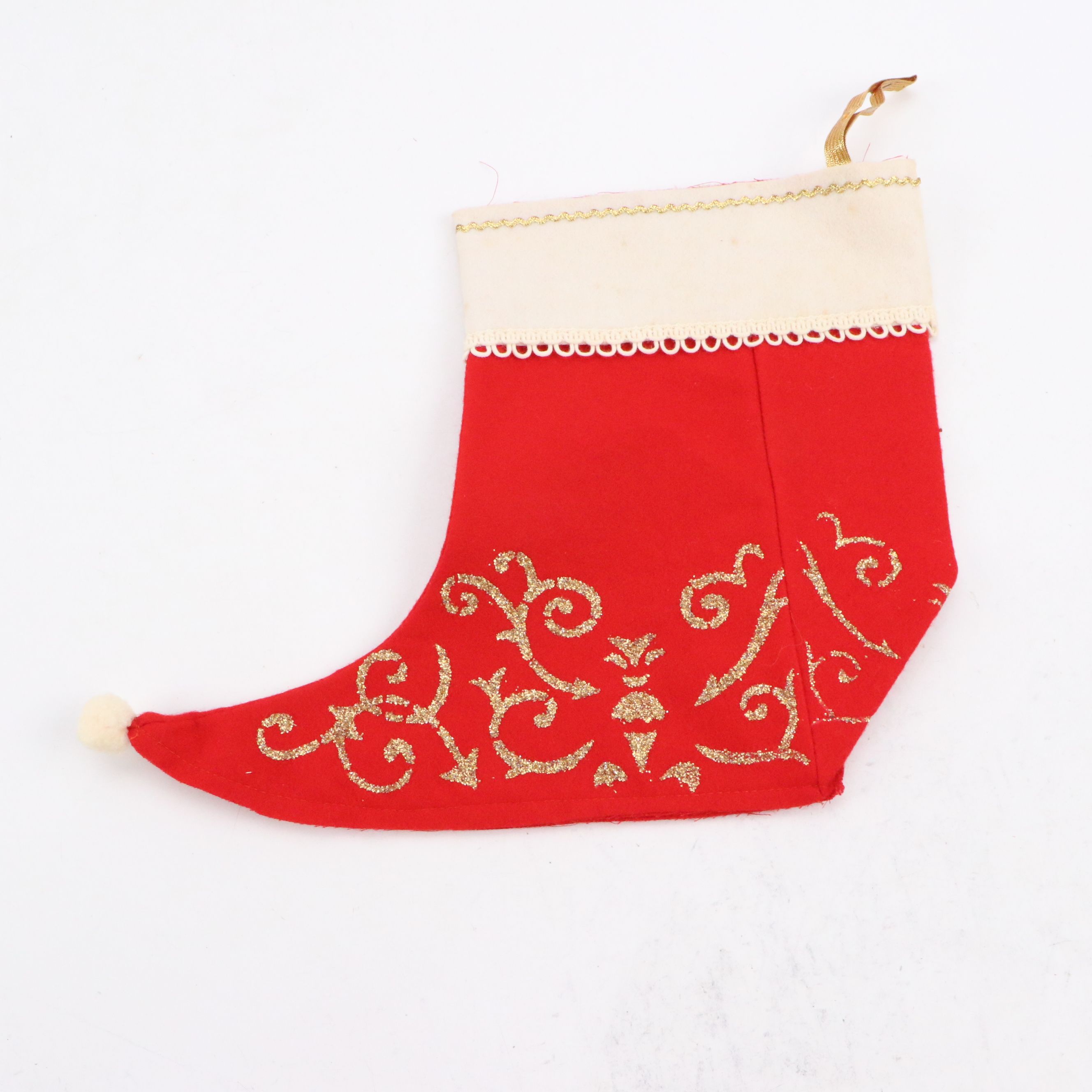 Vintage Christmas Knee Hugger Elves with Stockings