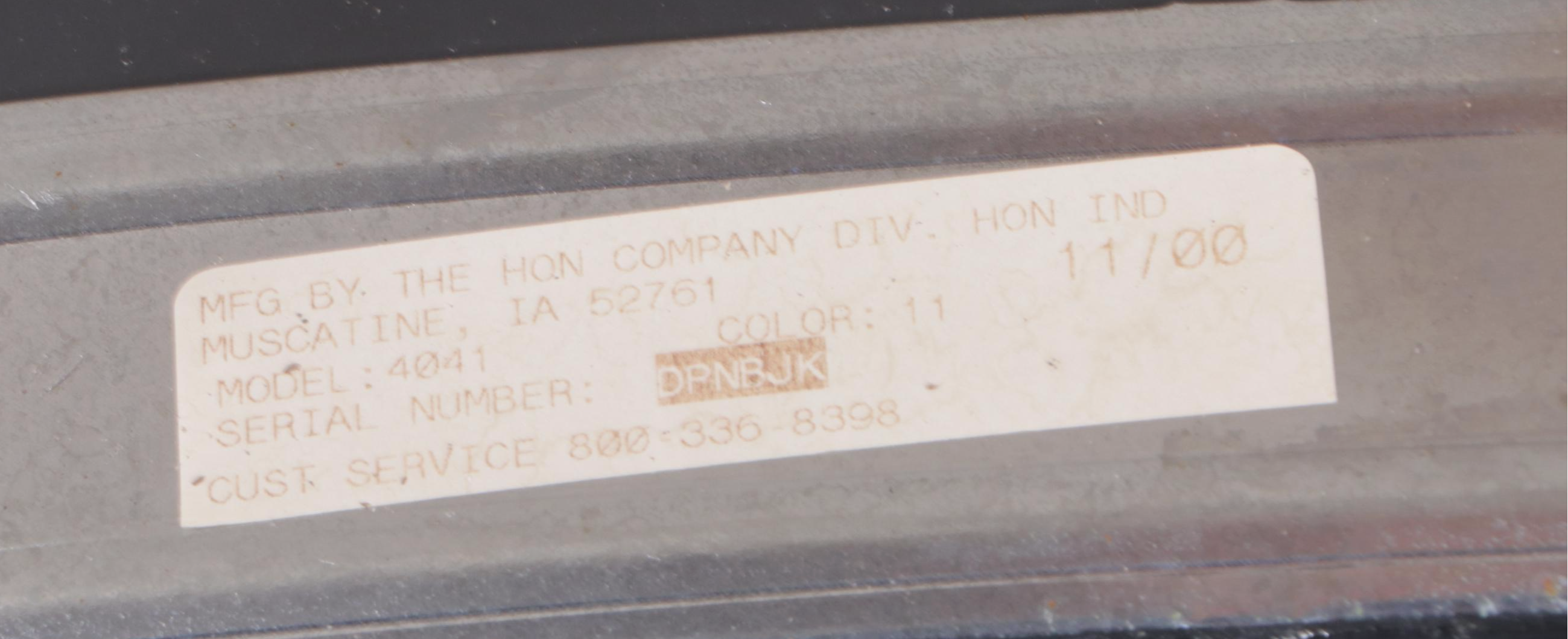 Set of Five HON Olson Stacking Chairs