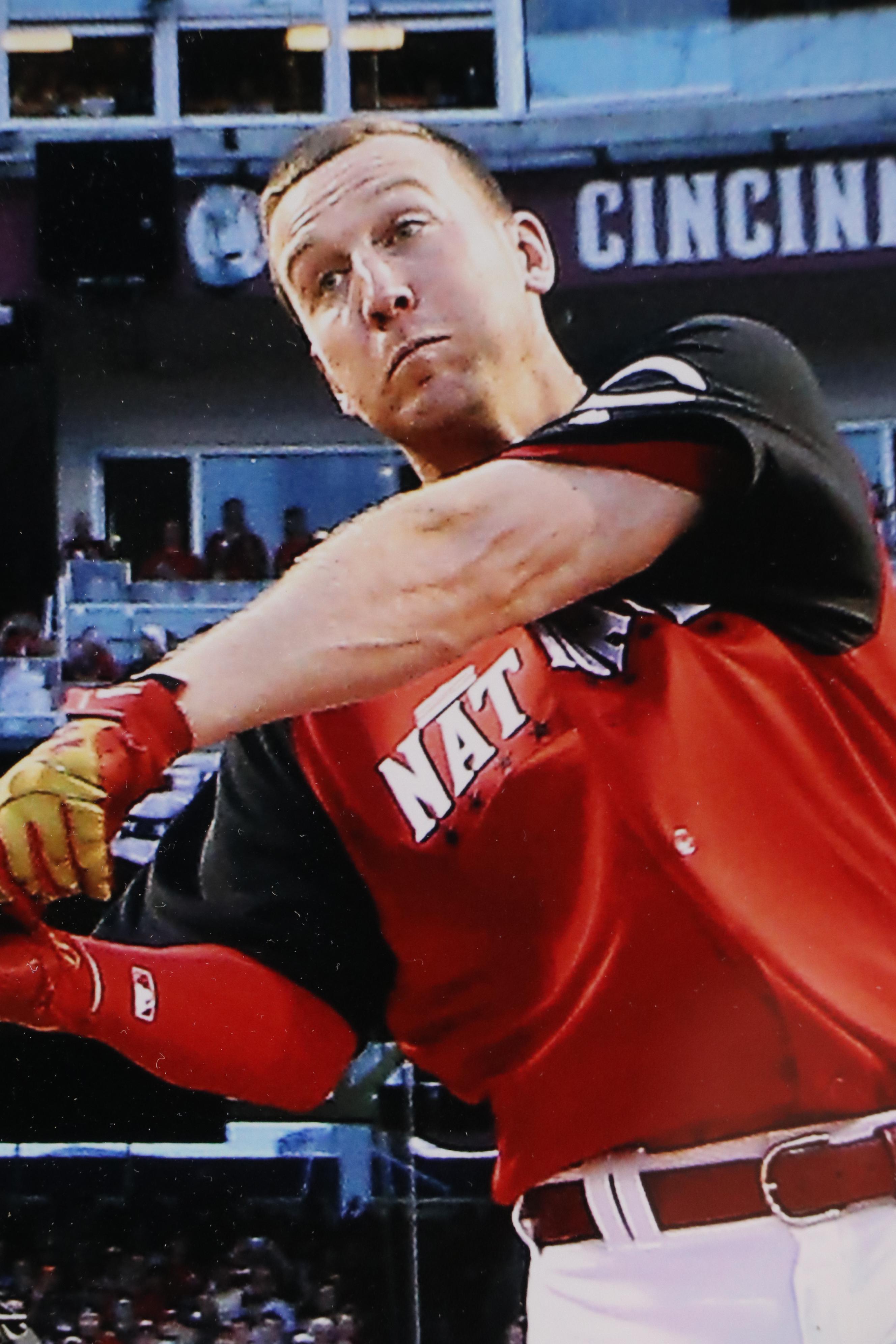 Todd Frazier Signed "2015 HR Derby Champ" Cincinnati Reds Print in Matted Frame