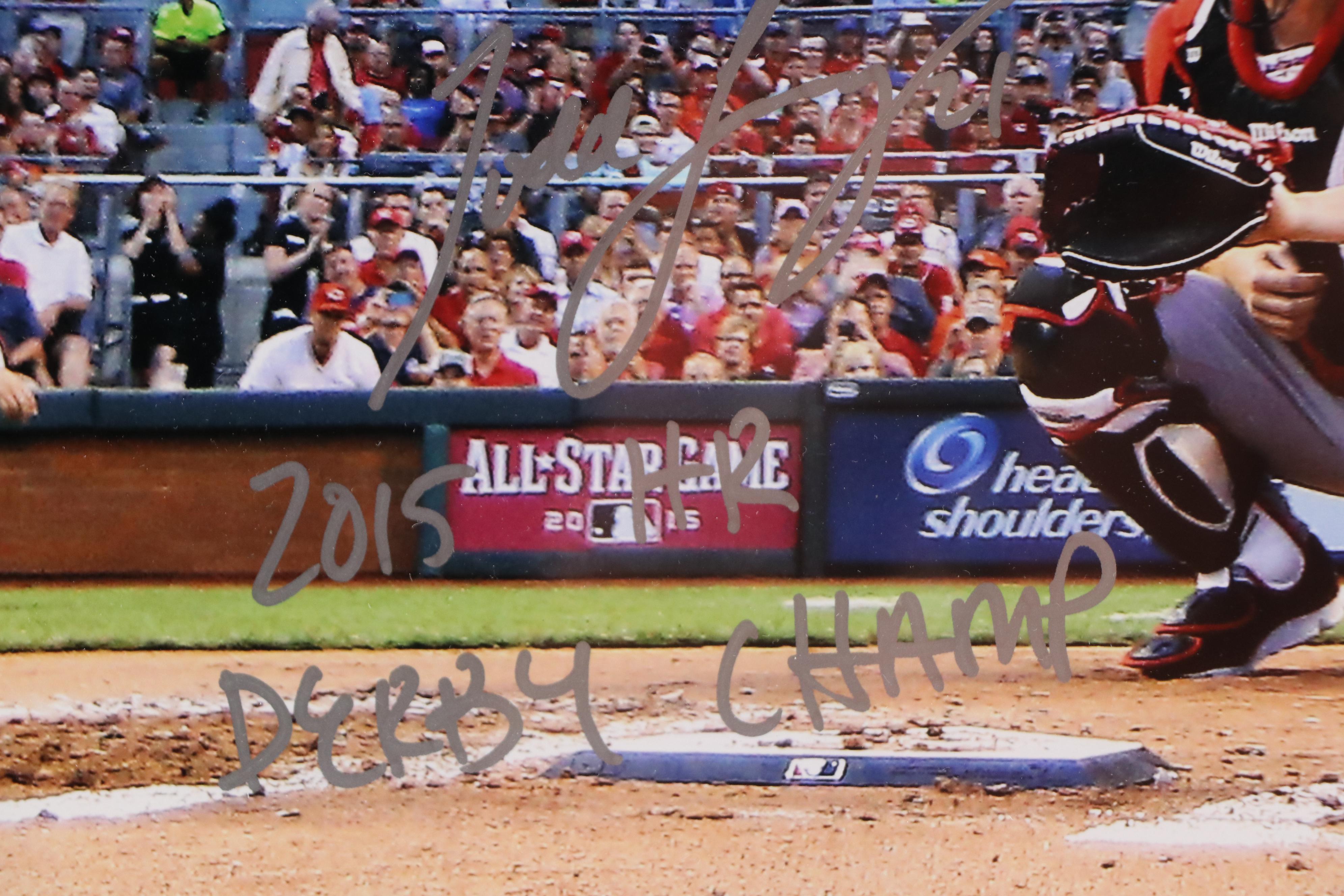 Todd Frazier Signed "2015 HR Derby Champ" Cincinnati Reds Print in Matted Frame