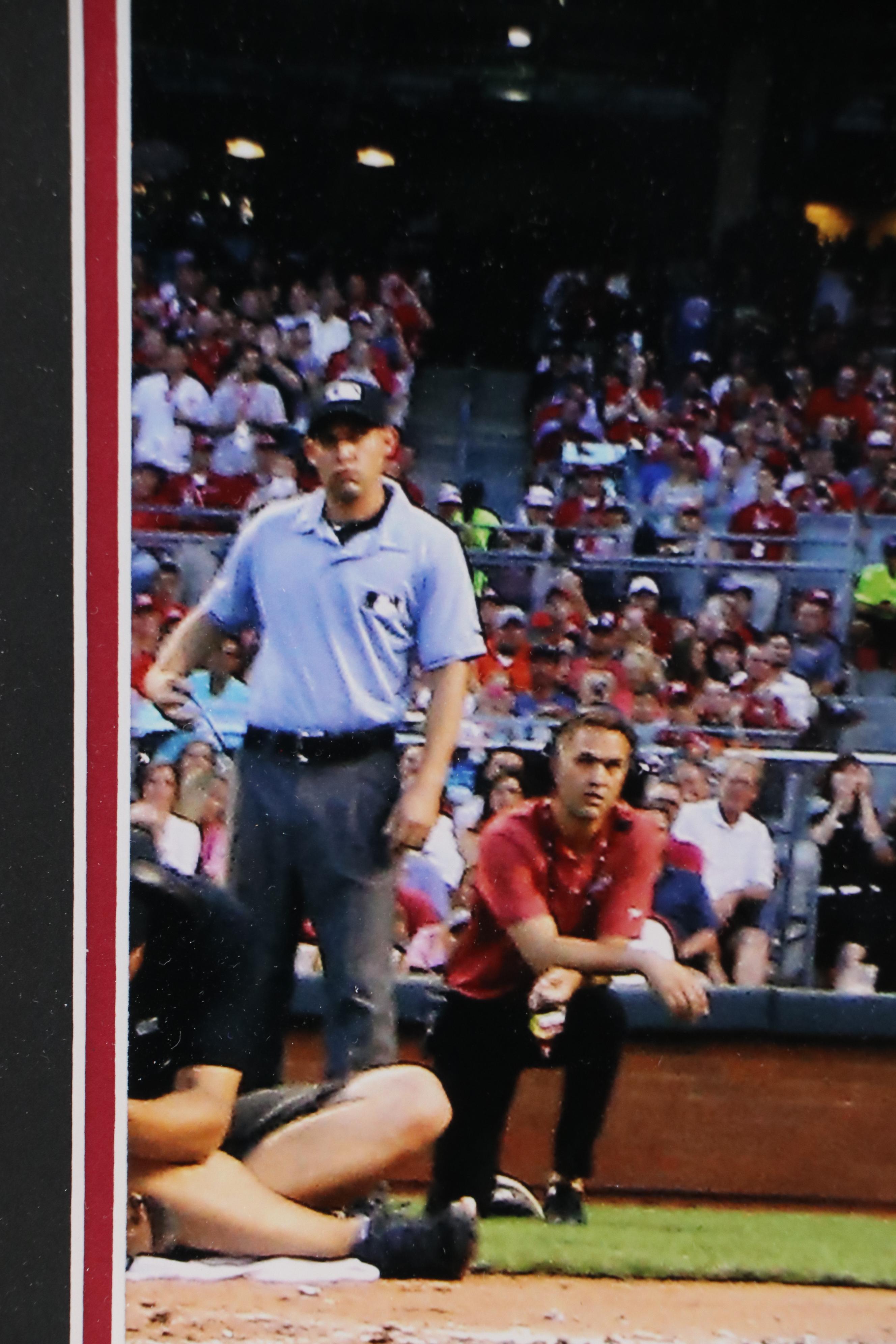 Todd Frazier Signed "2015 HR Derby Champ" Cincinnati Reds Print in Matted Frame