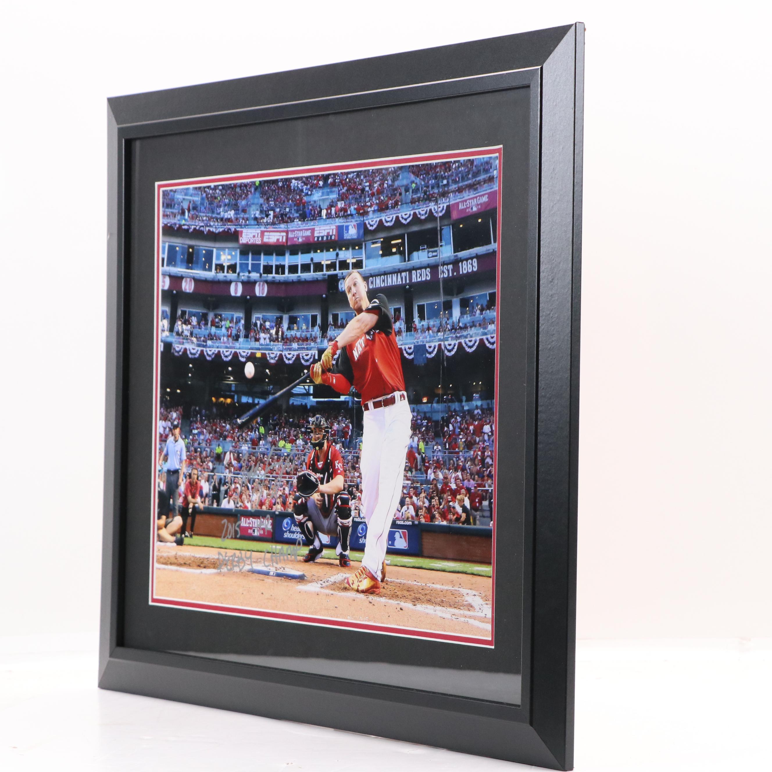 Todd Frazier Signed "2015 HR Derby Champ" Cincinnati Reds Print in Matted Frame