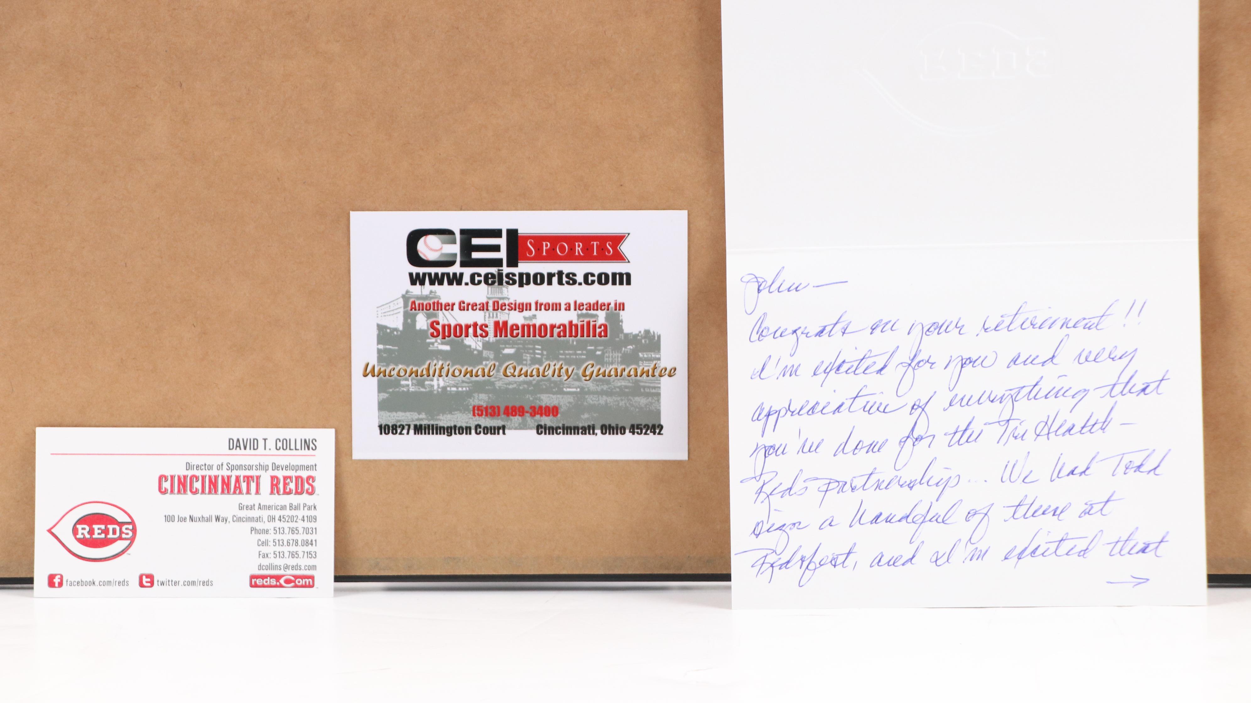 Todd Frazier Signed "2015 HR Derby Champ" Cincinnati Reds Print in Matted Frame