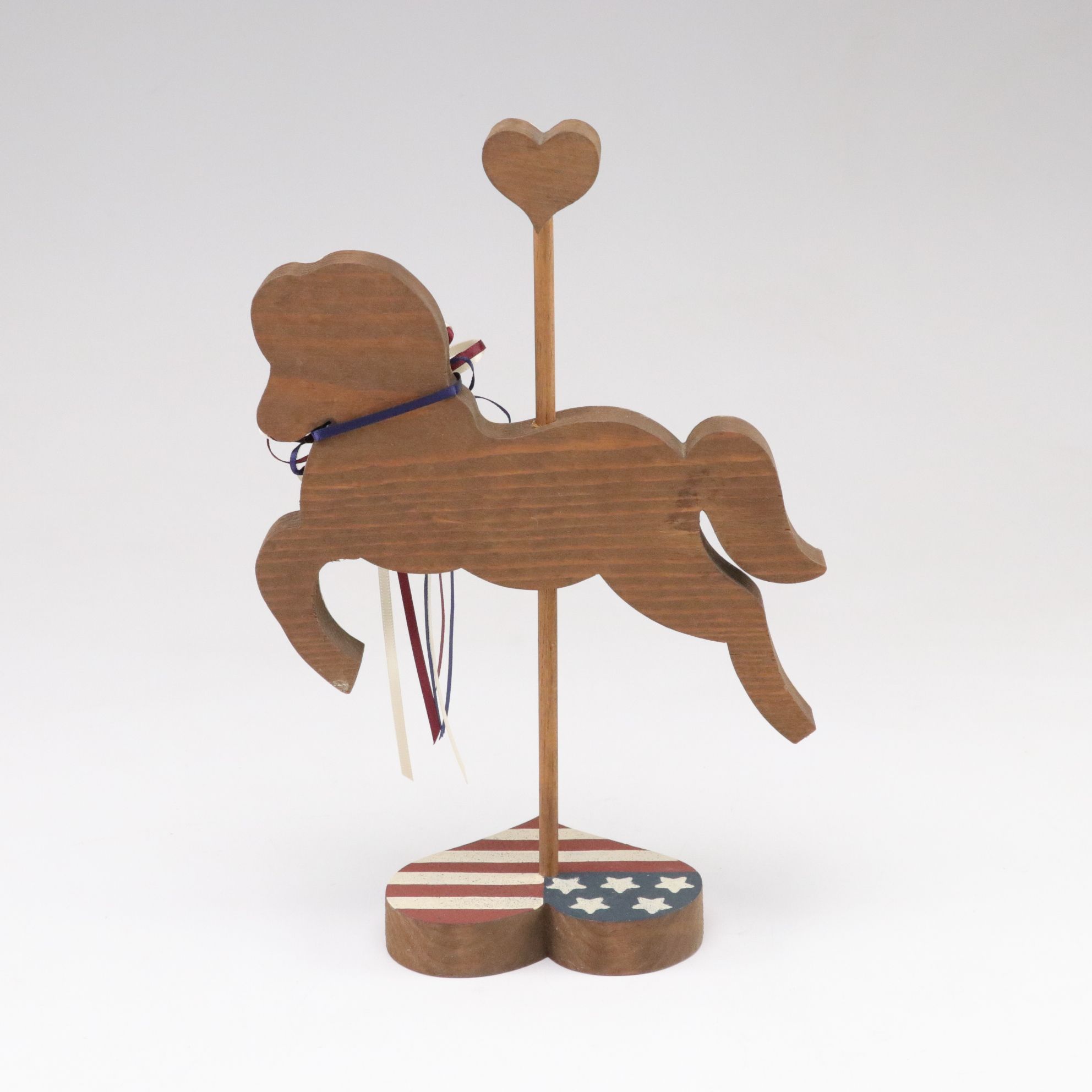 Pilgrim Couple Bottle Sock Puppets with Betsy Ross Figure and Patriotic Decor