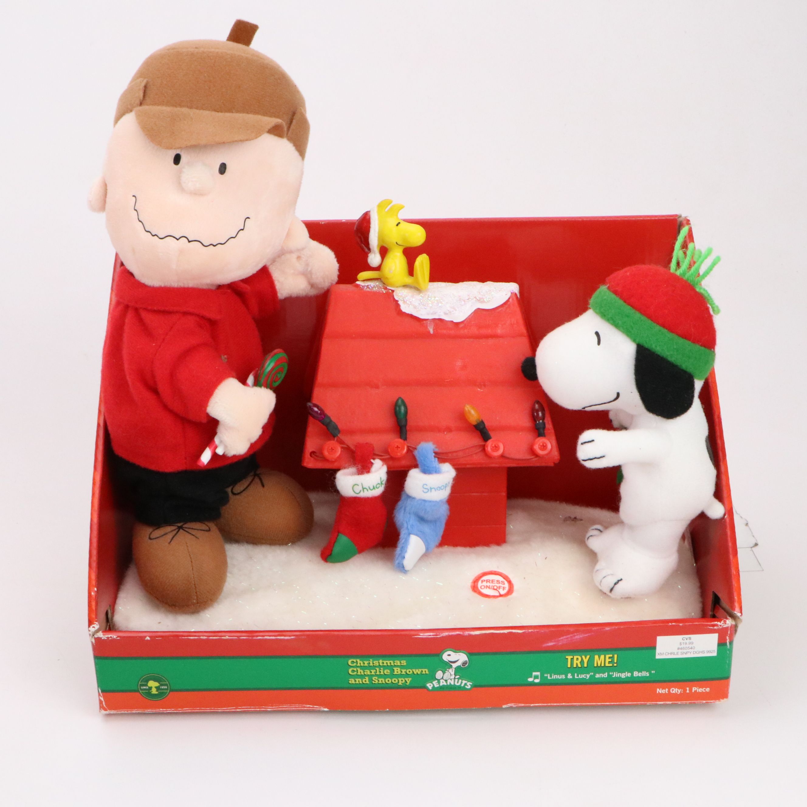 Santa's Best Undercover Kids Animated Figurine with Peanuts and Other Decor