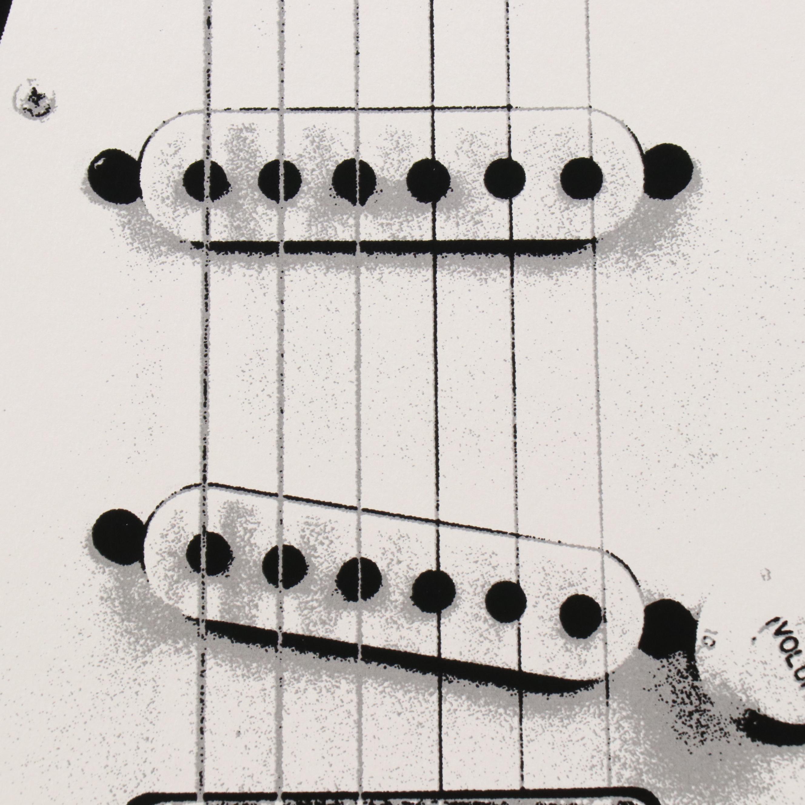 Eric Clapton Serigraph Concert Poster for Madison Square Garden, 2017