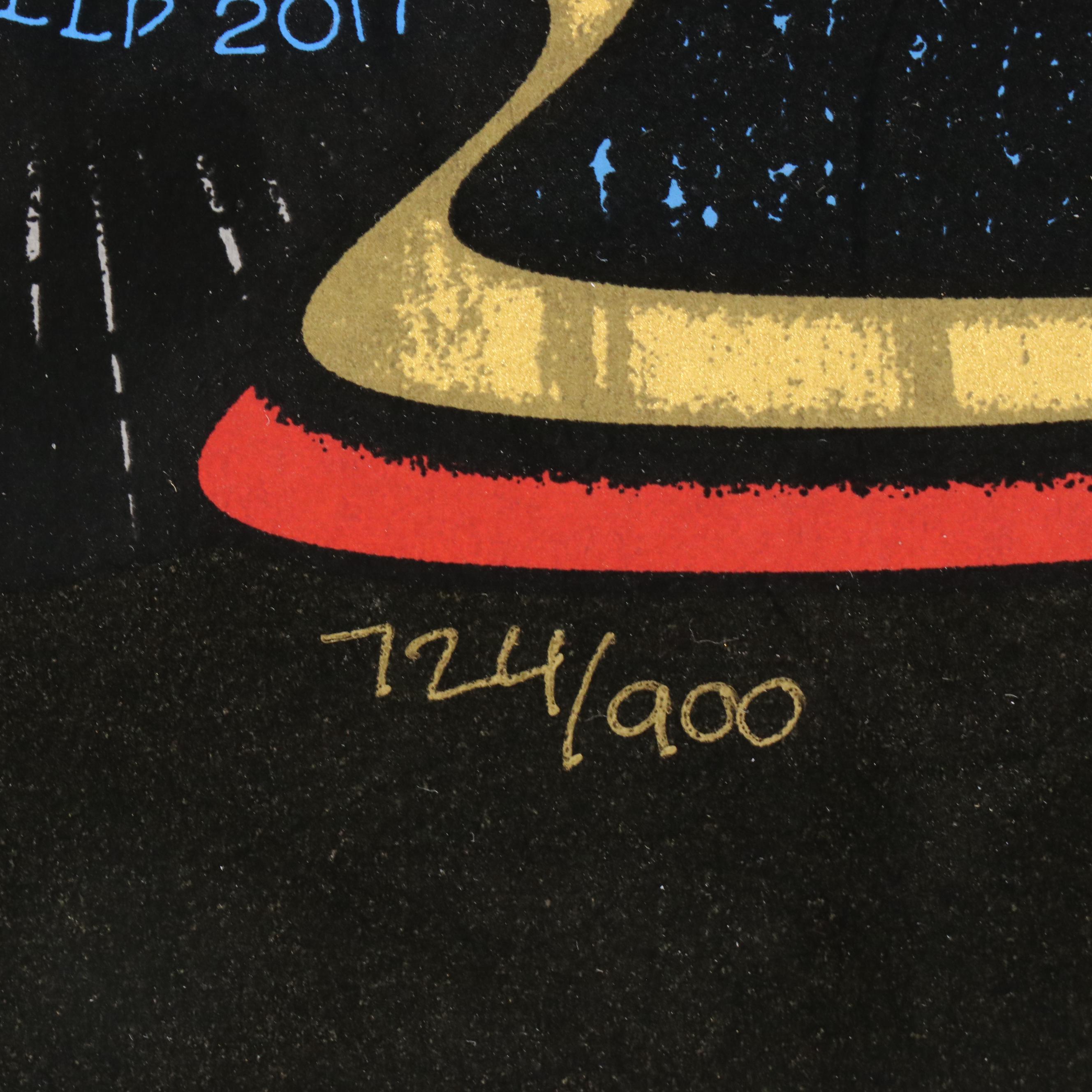 Eric Clapton Serigraph Concert Poster for Madison Square Garden, 2017