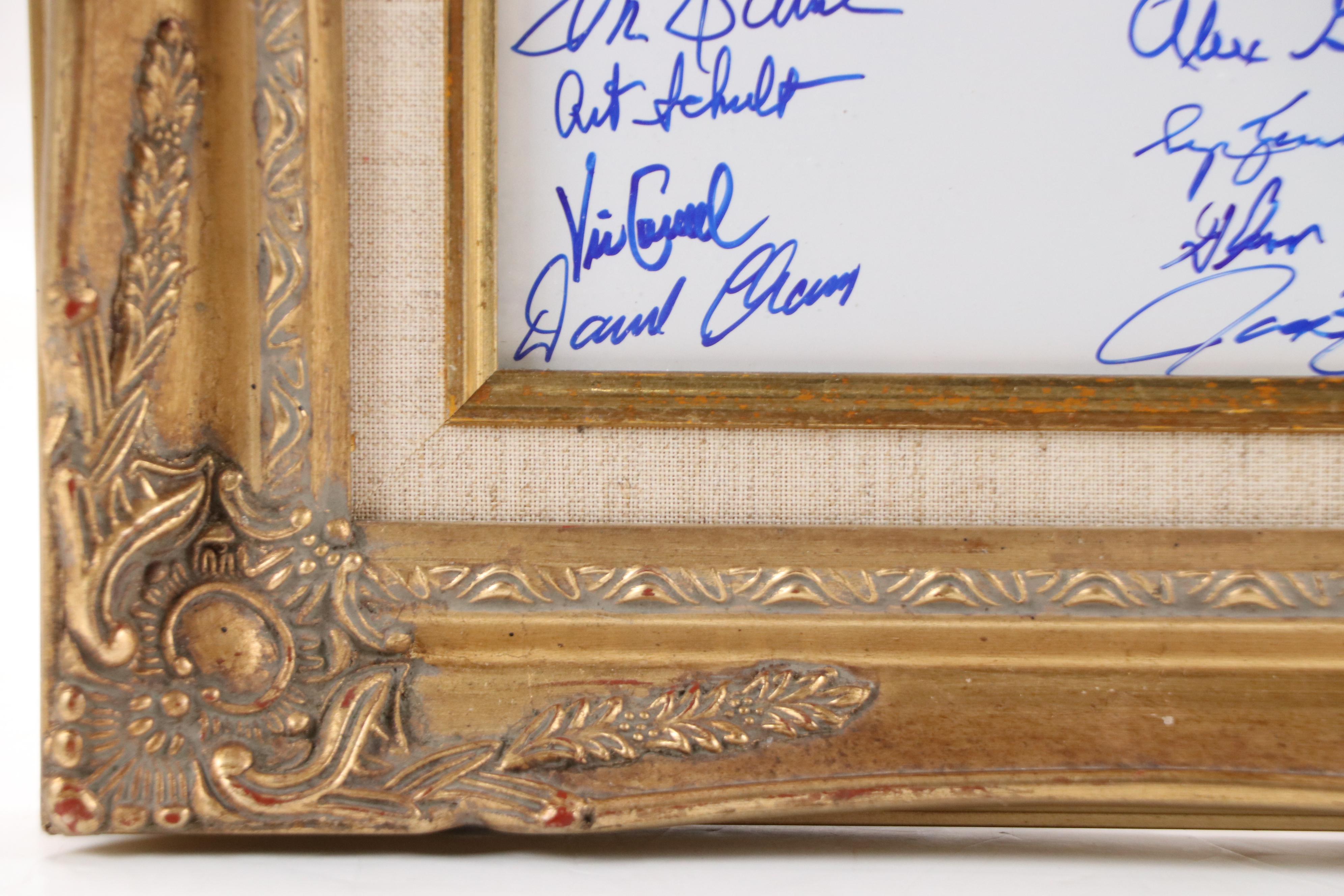 Cincinnati Reds Team Signed Print Featuring Tom Seaver, Dave Parker, and More