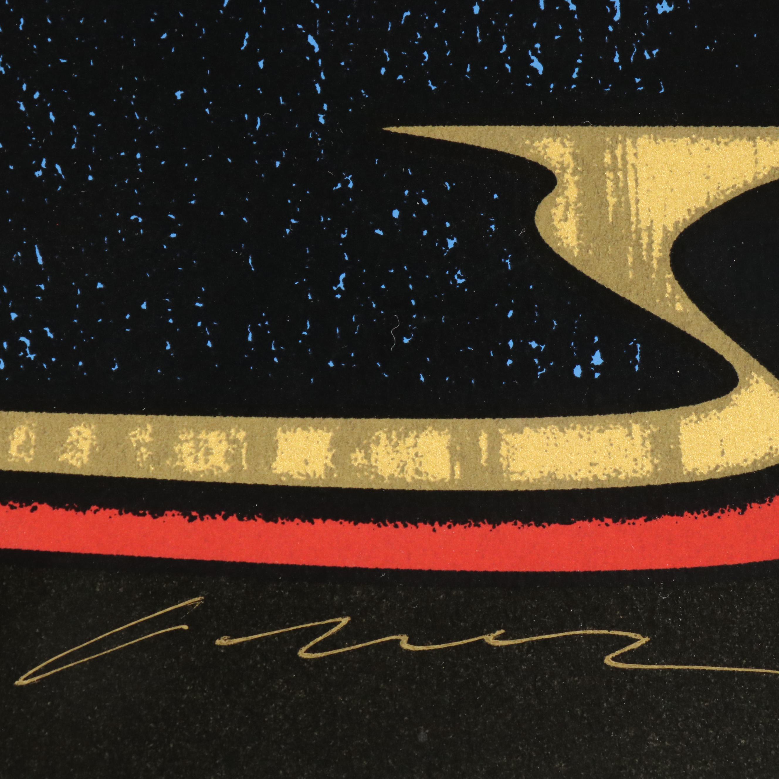 Eric Clapton Serigraph Concert Poster for Madison Square Garden, 2017