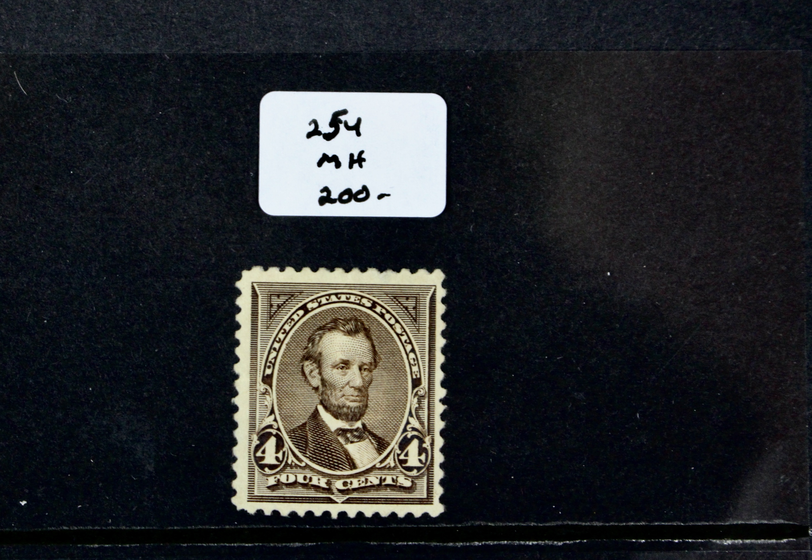 Fifteen Mint Hinged U.S. Postage Stamps, Scott 247 to 396