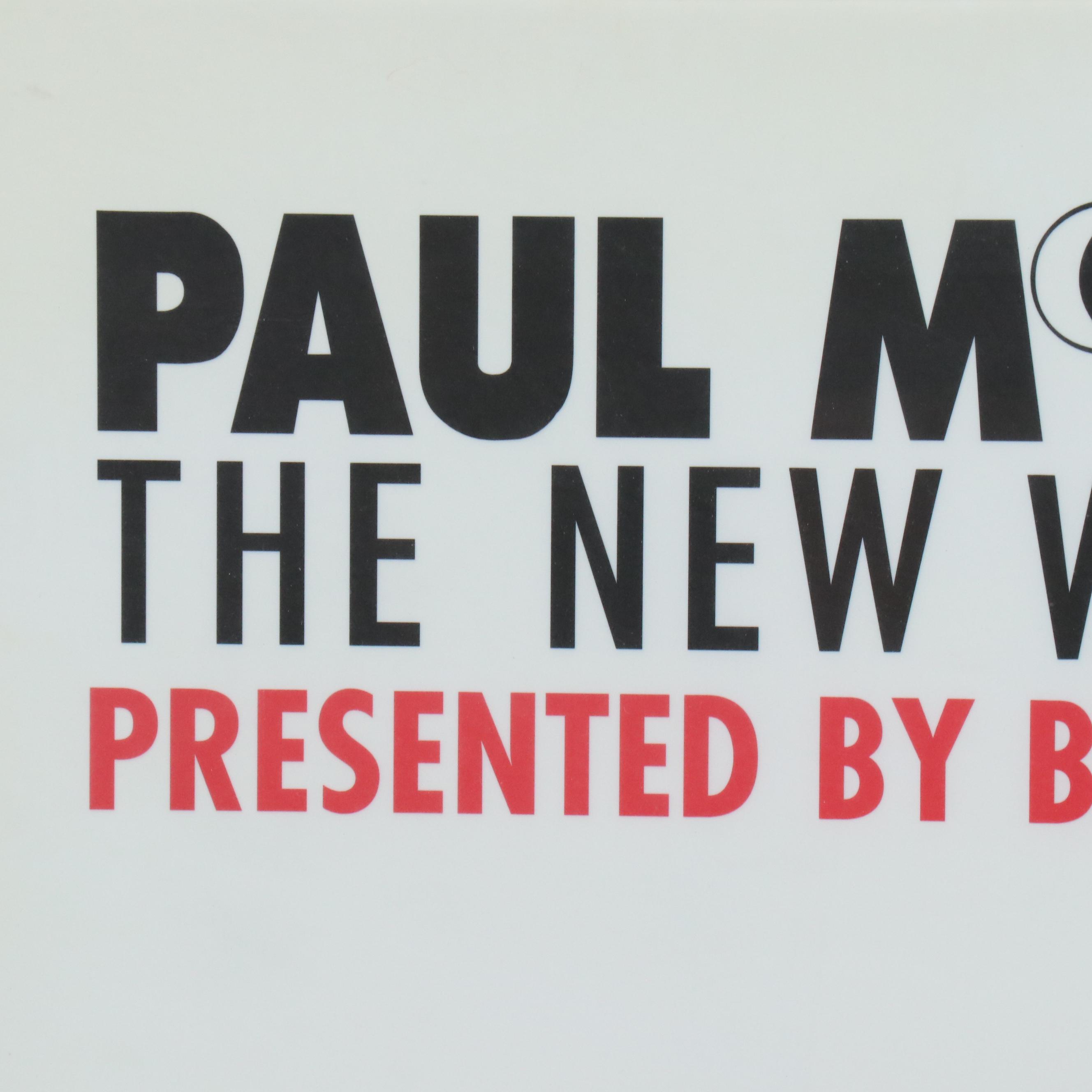 Paul McCartney Blockbuster Video Poster, 1993