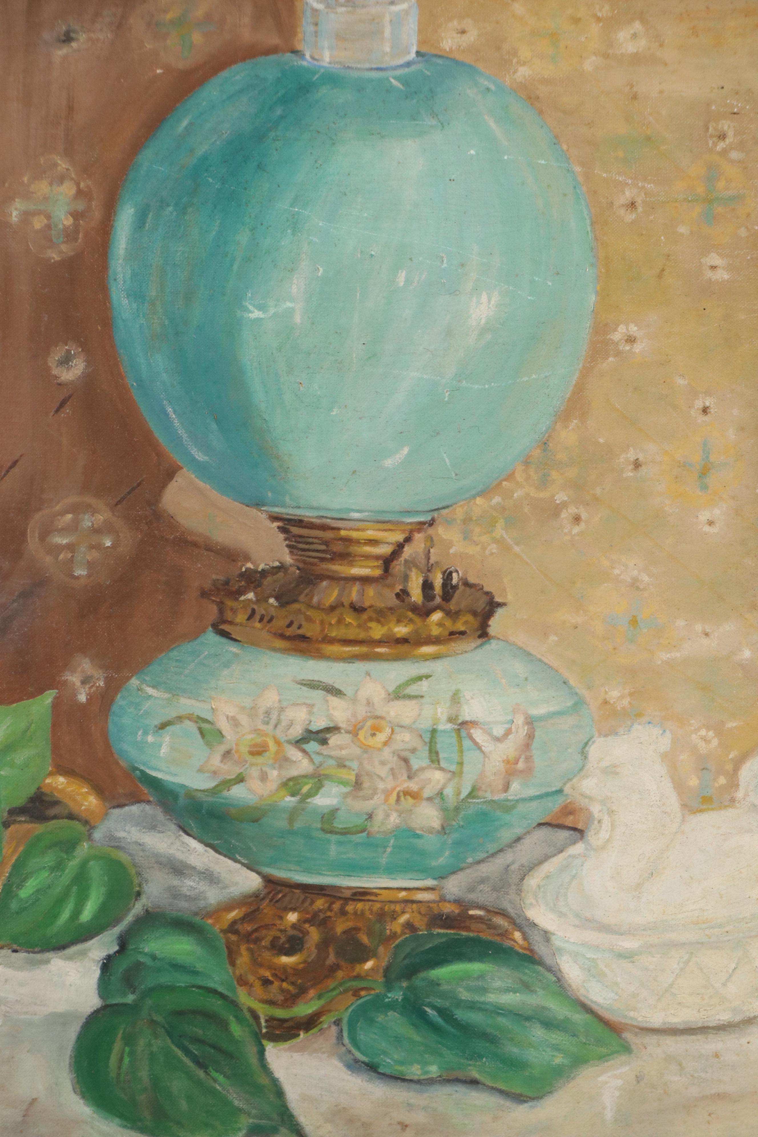 Maxine Jefferson Still Life Oil Painting, Circa 1940