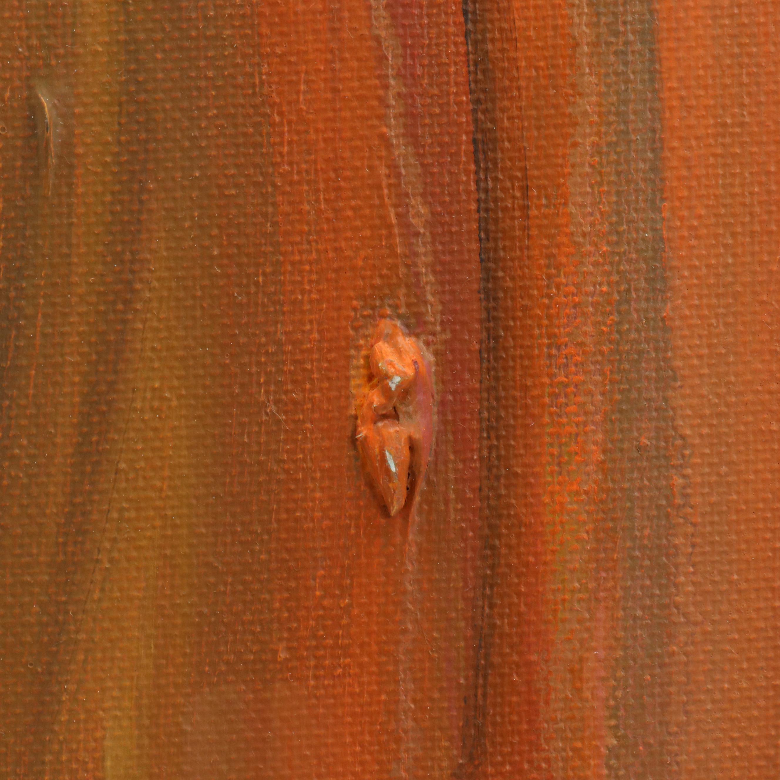 Janice Guttman Stylized Architectural Acrylic Painting "Casbah, Morocco," 1990