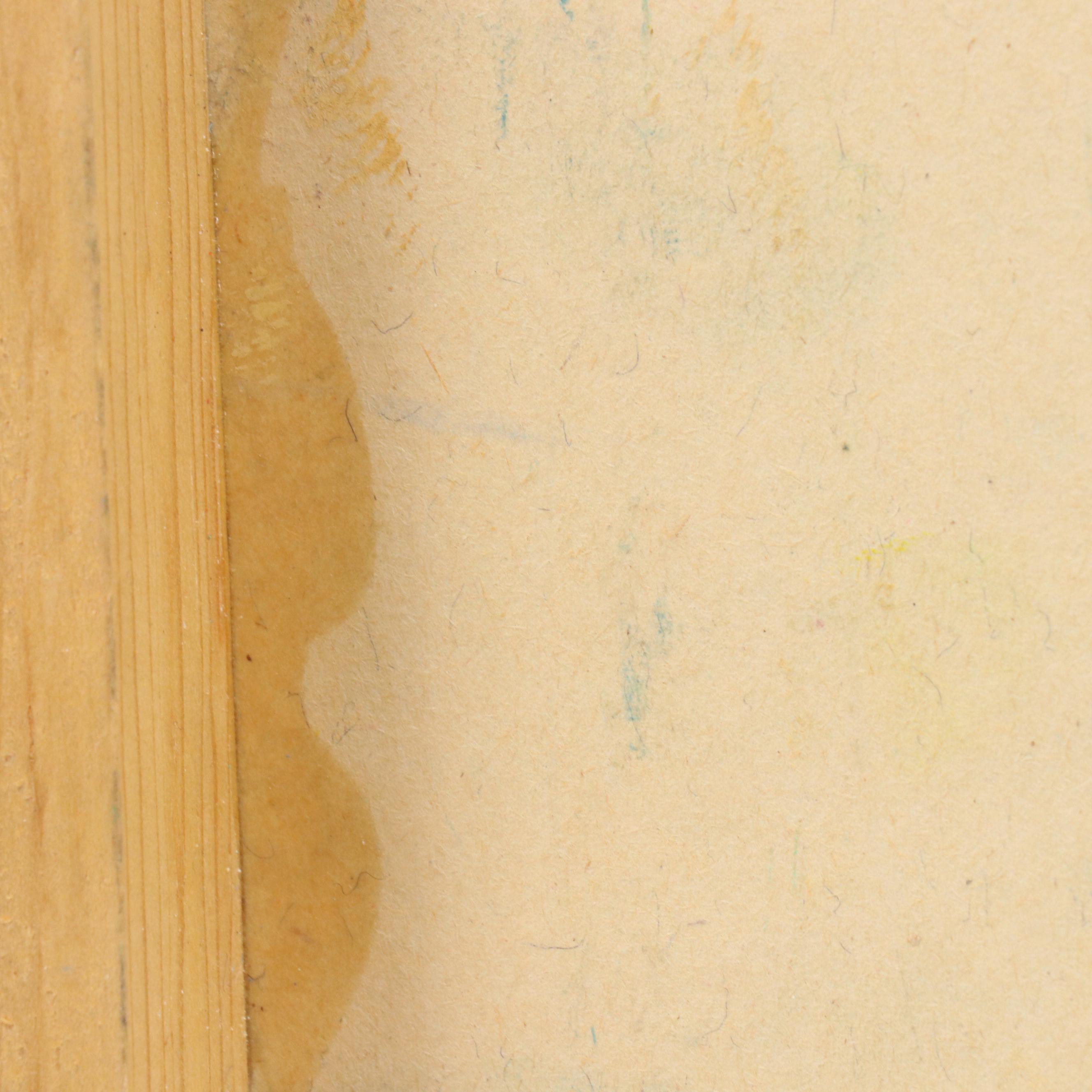 Janice Guttman Stylized Architectural Acrylic Painting "Casbah, Morocco," 1990