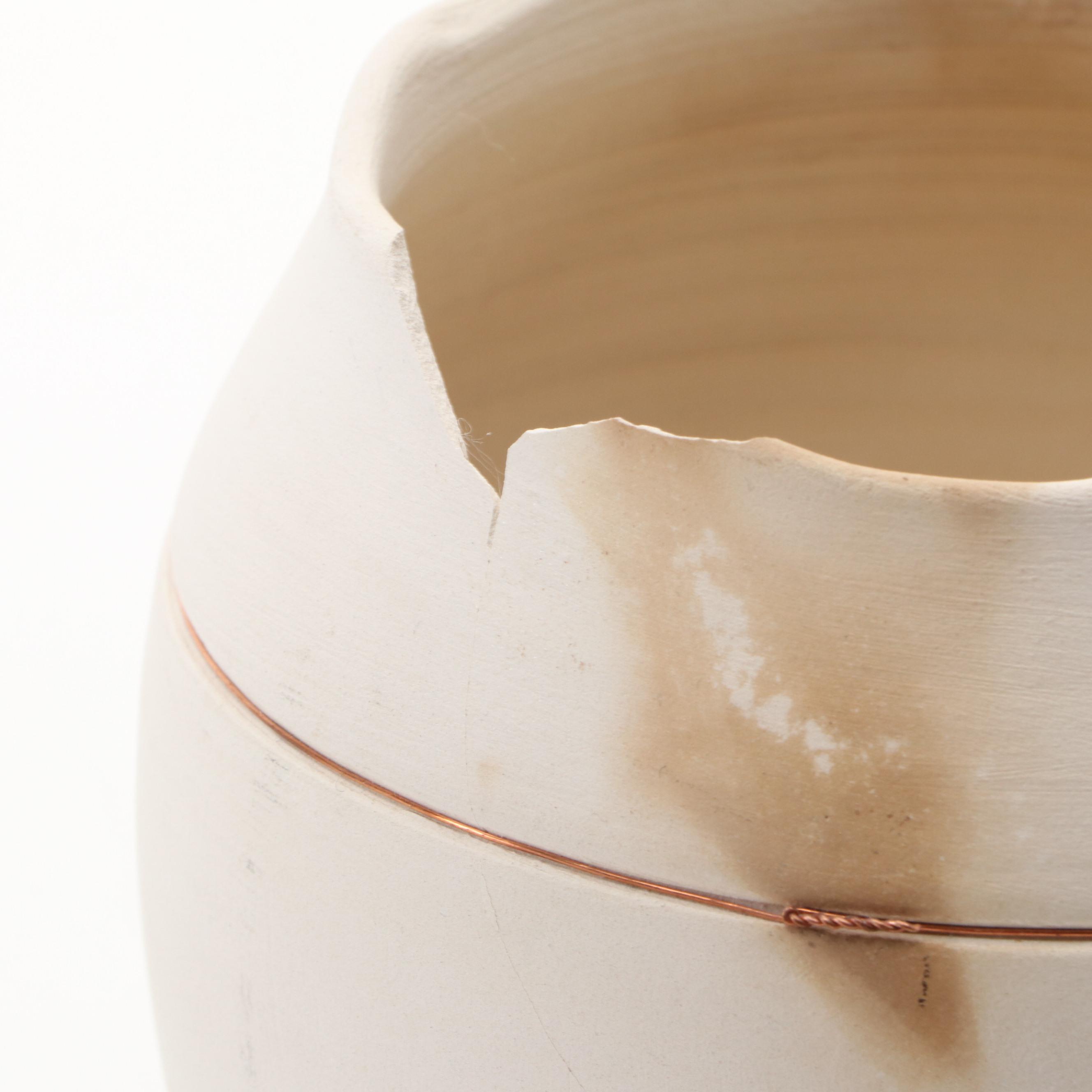 Nemadji Pottery With Other Ceramic Handmade Vases