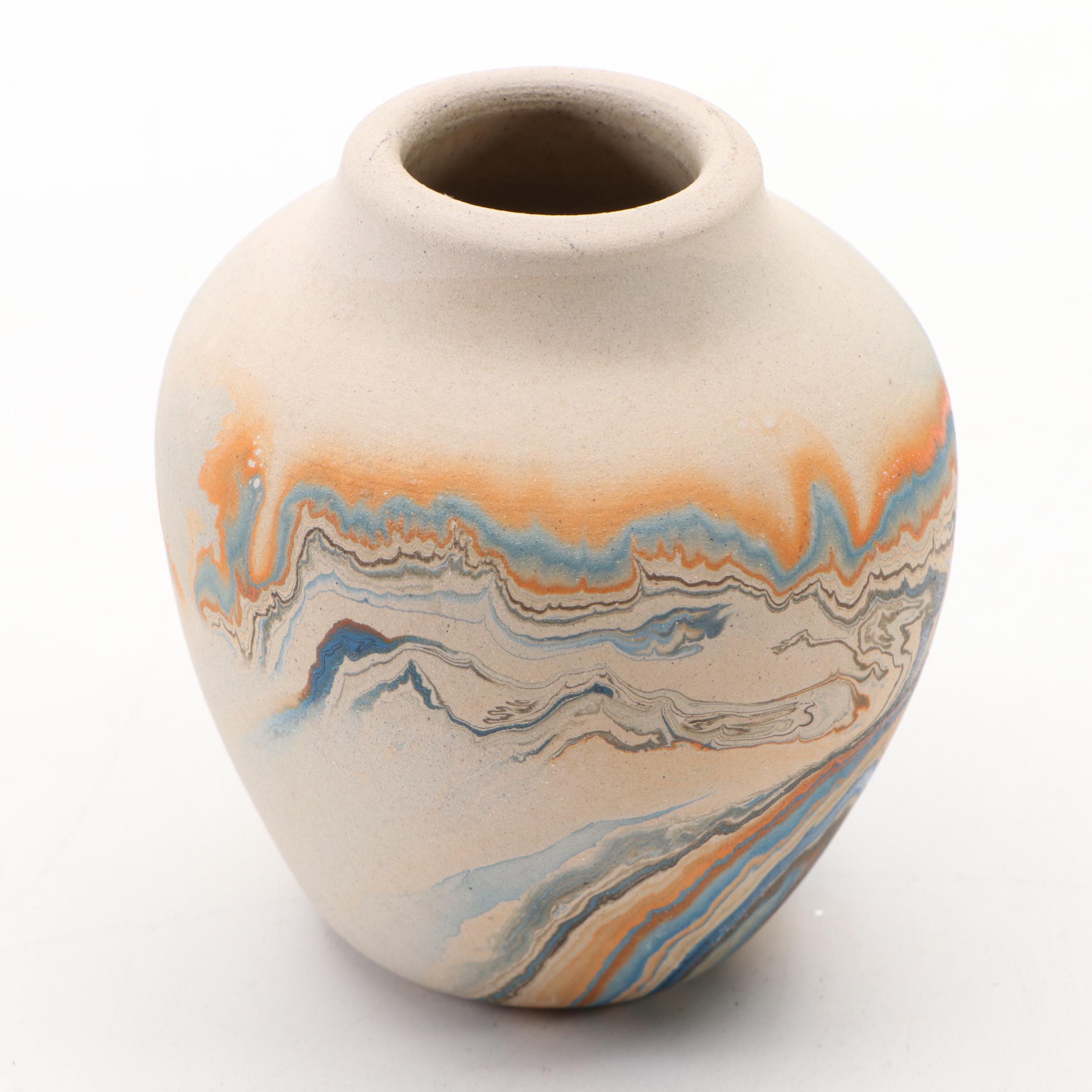 Nemadji Pottery With Other Ceramic Handmade Vases