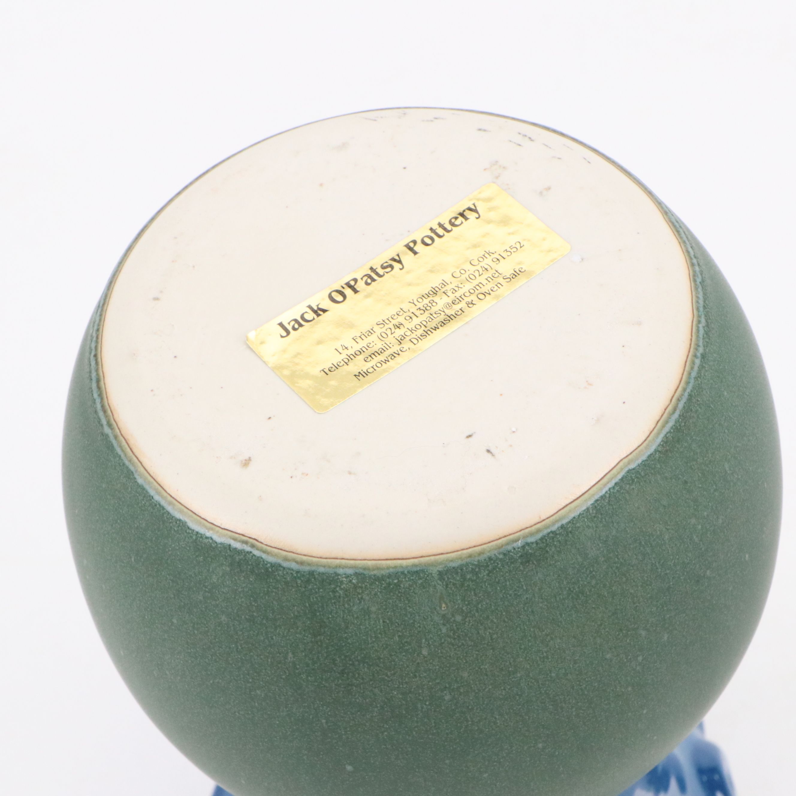 Jack O'Patsy Pottery Ceramic Pitcher with Williams-Sonoma Bowl