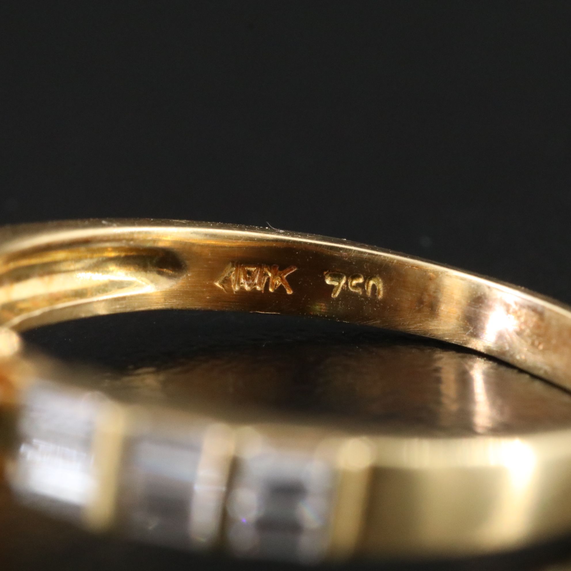 18K Sapphire and Diamond Ring