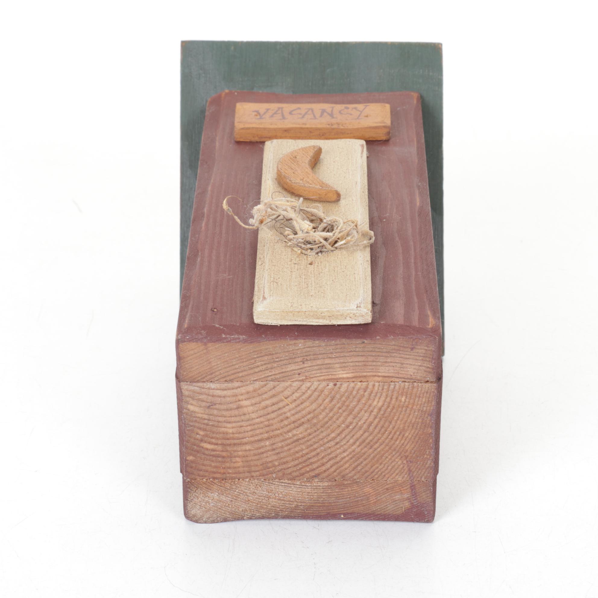 Folk Art Outhouse Wall Art, Tissue Box Cover & More