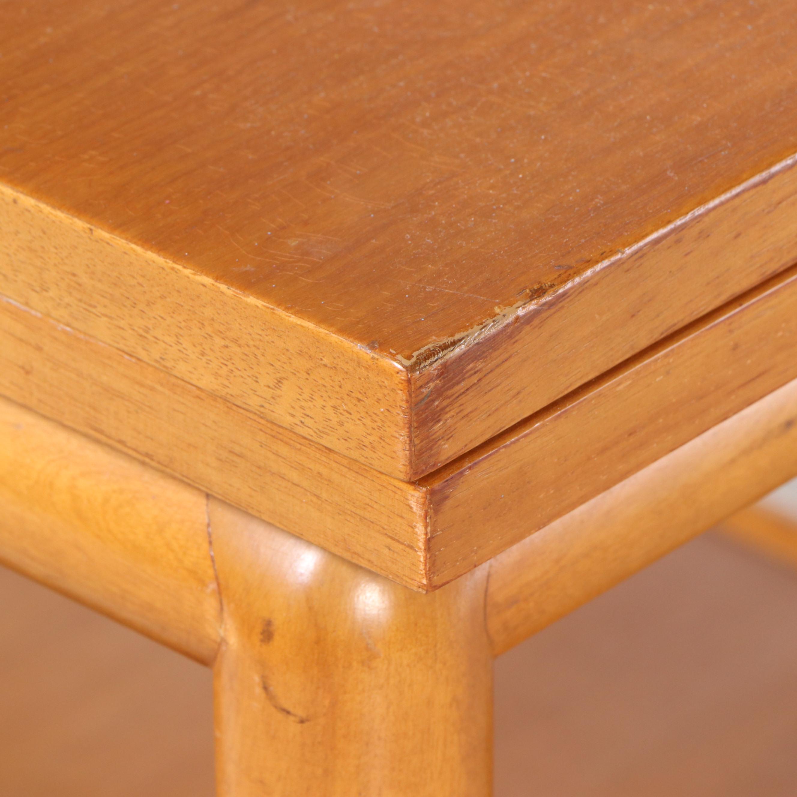 Widdicomb Designed by T. H. Robsjohn-Gibbings MCM Flip-Top Serving Cart