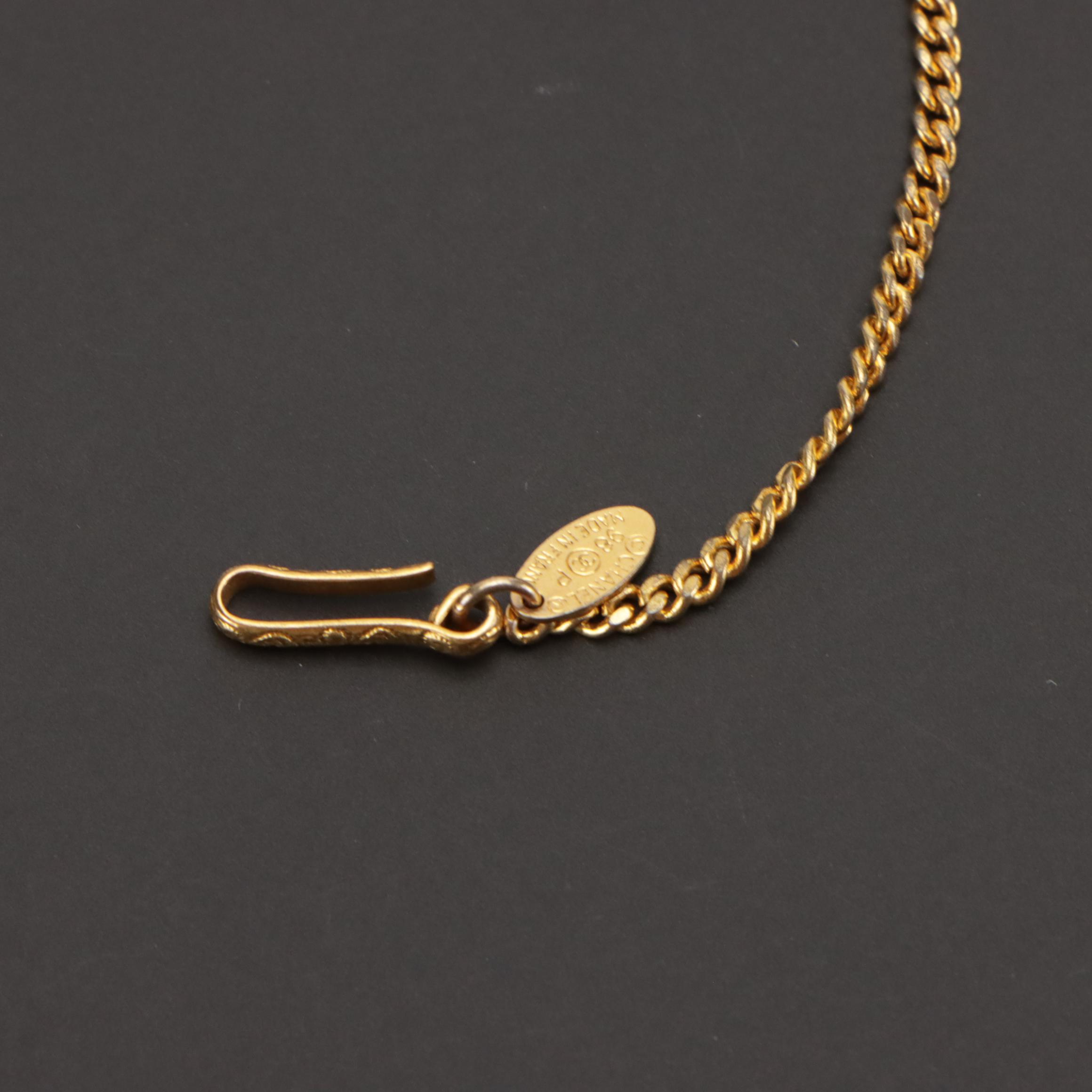 Chanel CC Crystal Soccer Ball Charm Bracelet