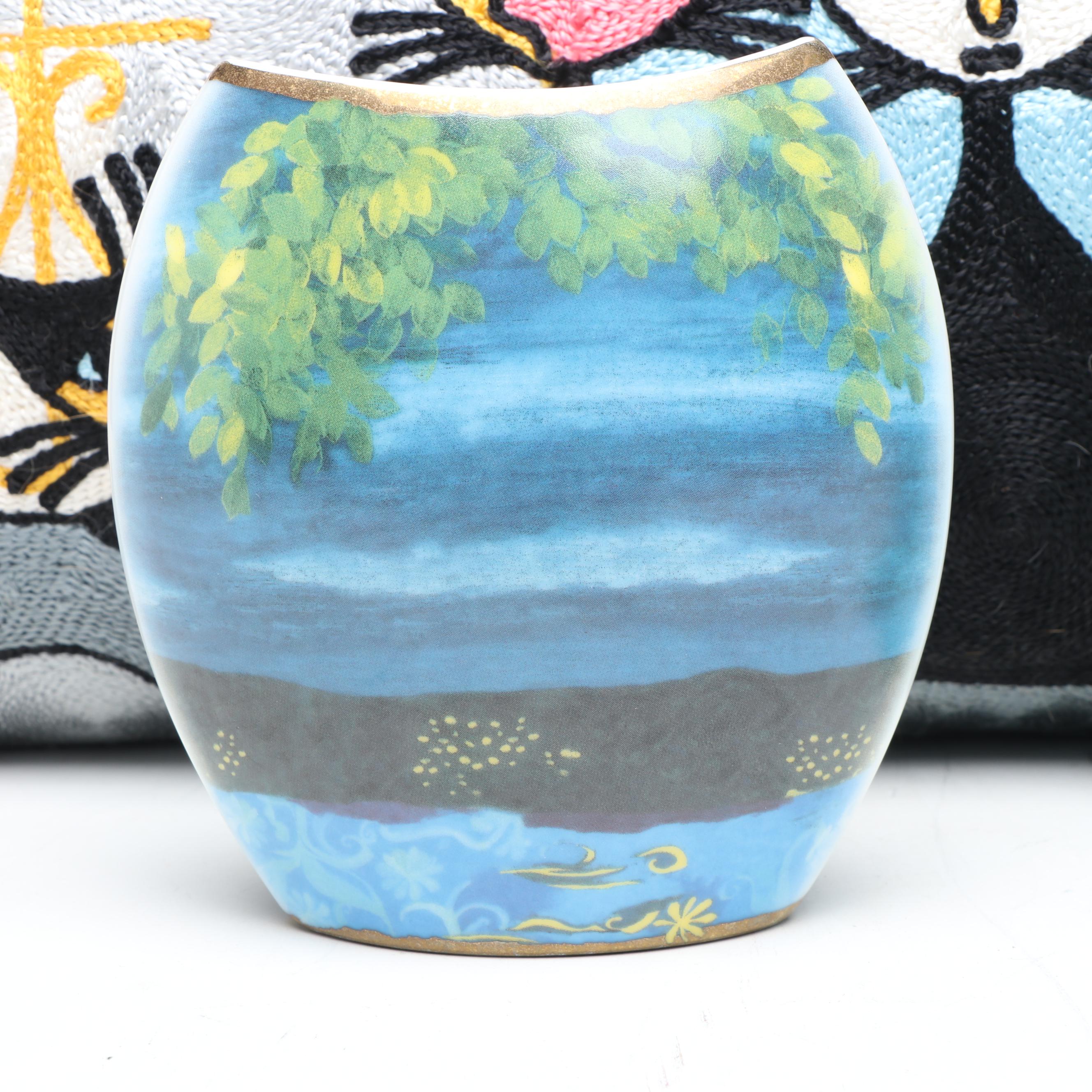 Goebel Rosina Wachtmeister Vase and Figures with Other Cat Décor