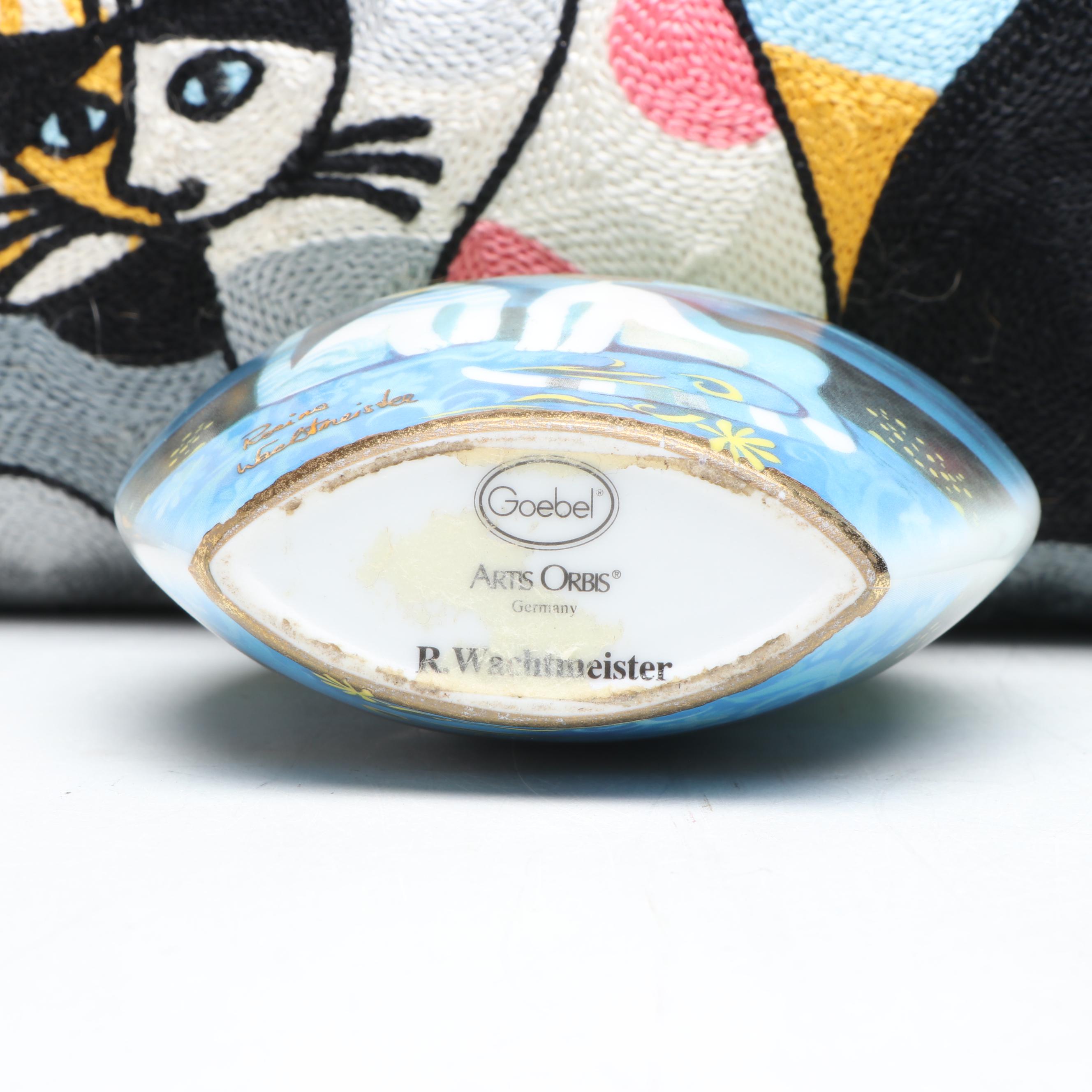 Goebel Rosina Wachtmeister Vase and Figures with Other Cat Décor