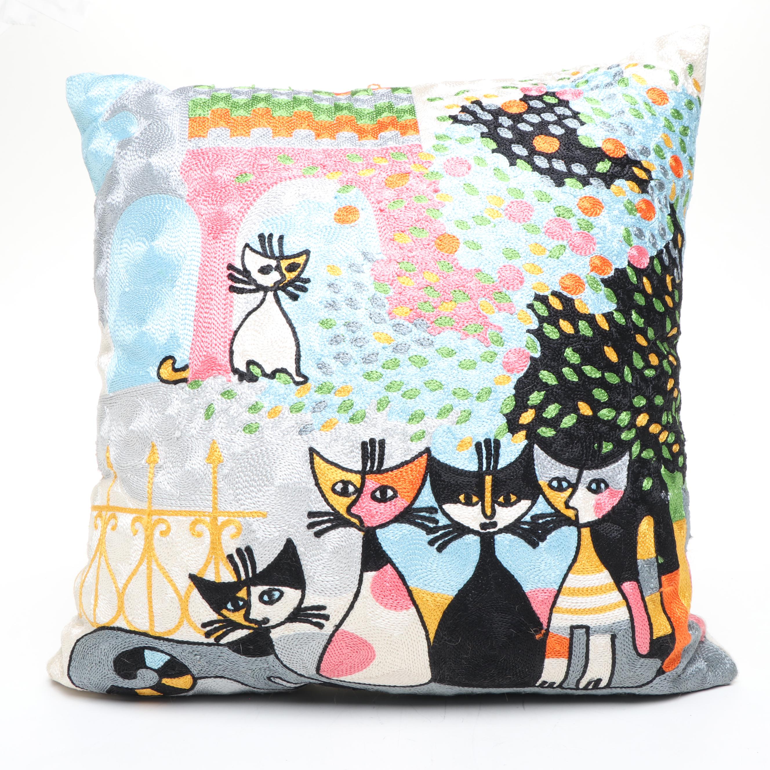 Goebel Rosina Wachtmeister Vase and Figures with Other Cat Décor