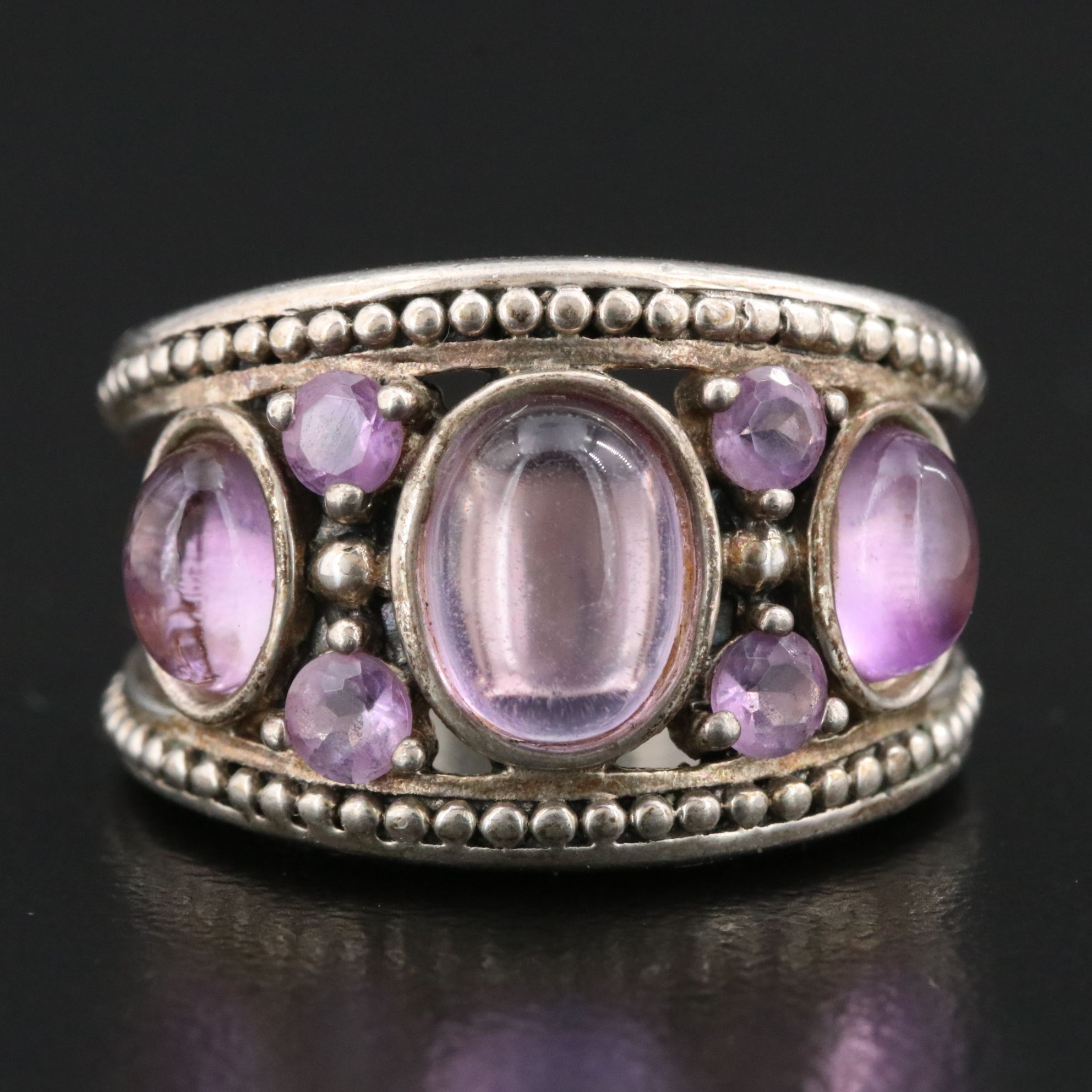 Sterling Amethyst Ring