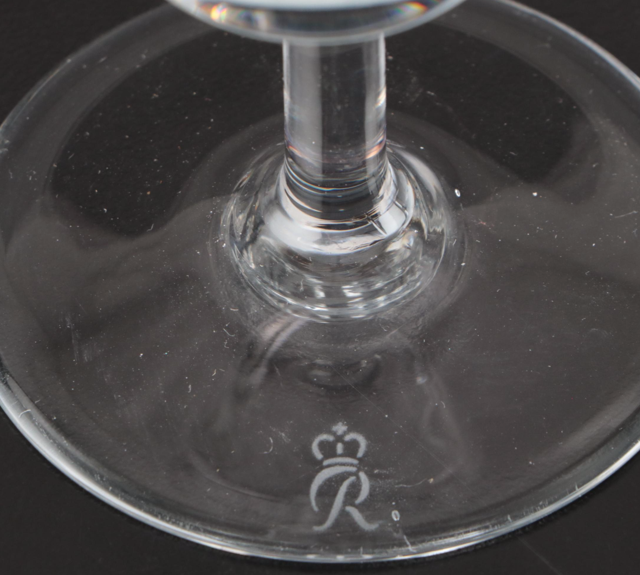 Fostoria "Rose" Glass Iced Tea and Juice Glasses