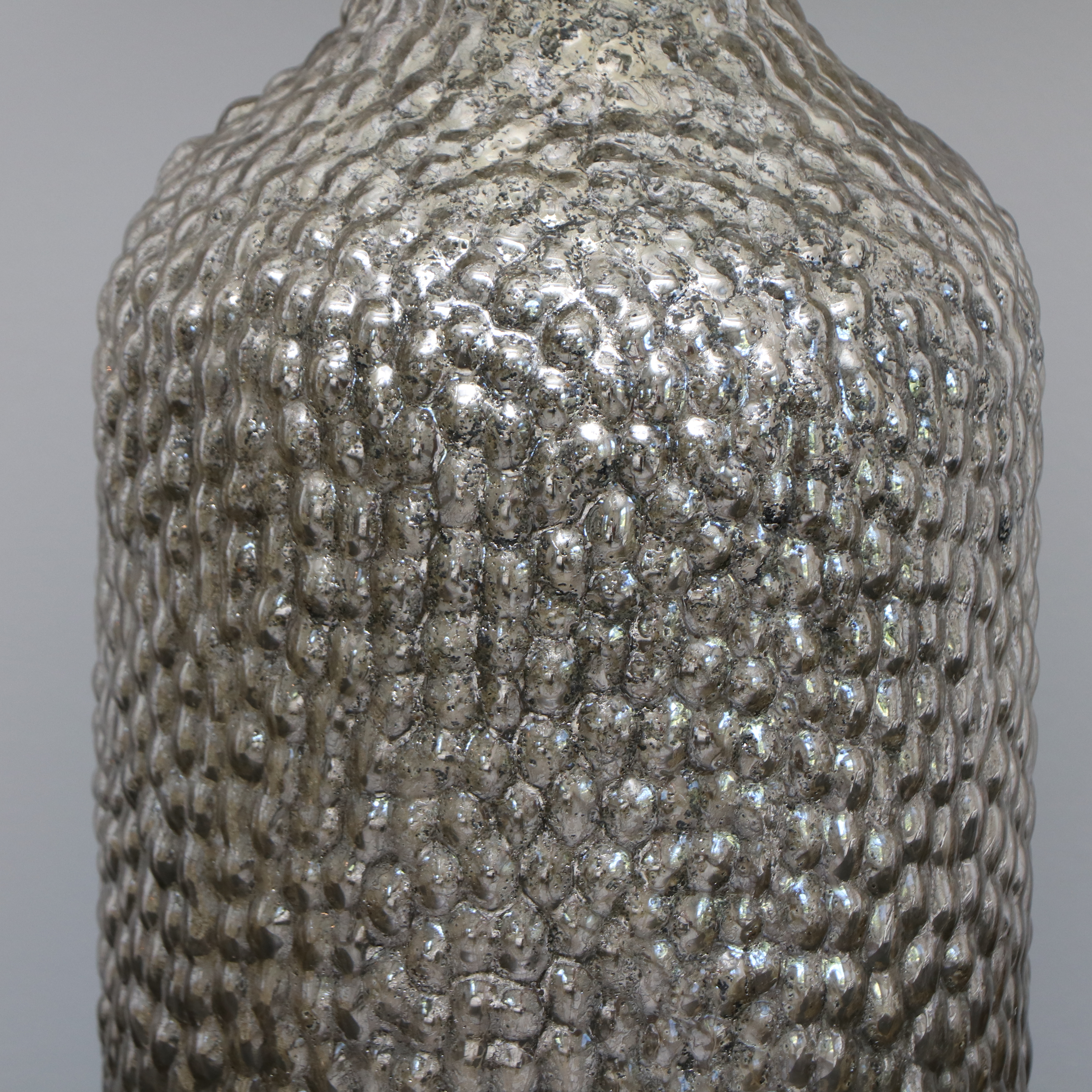 Stylecraft "Rochford" Textured Glass Table Lamp, Surya "Emily" Vases, and Décor