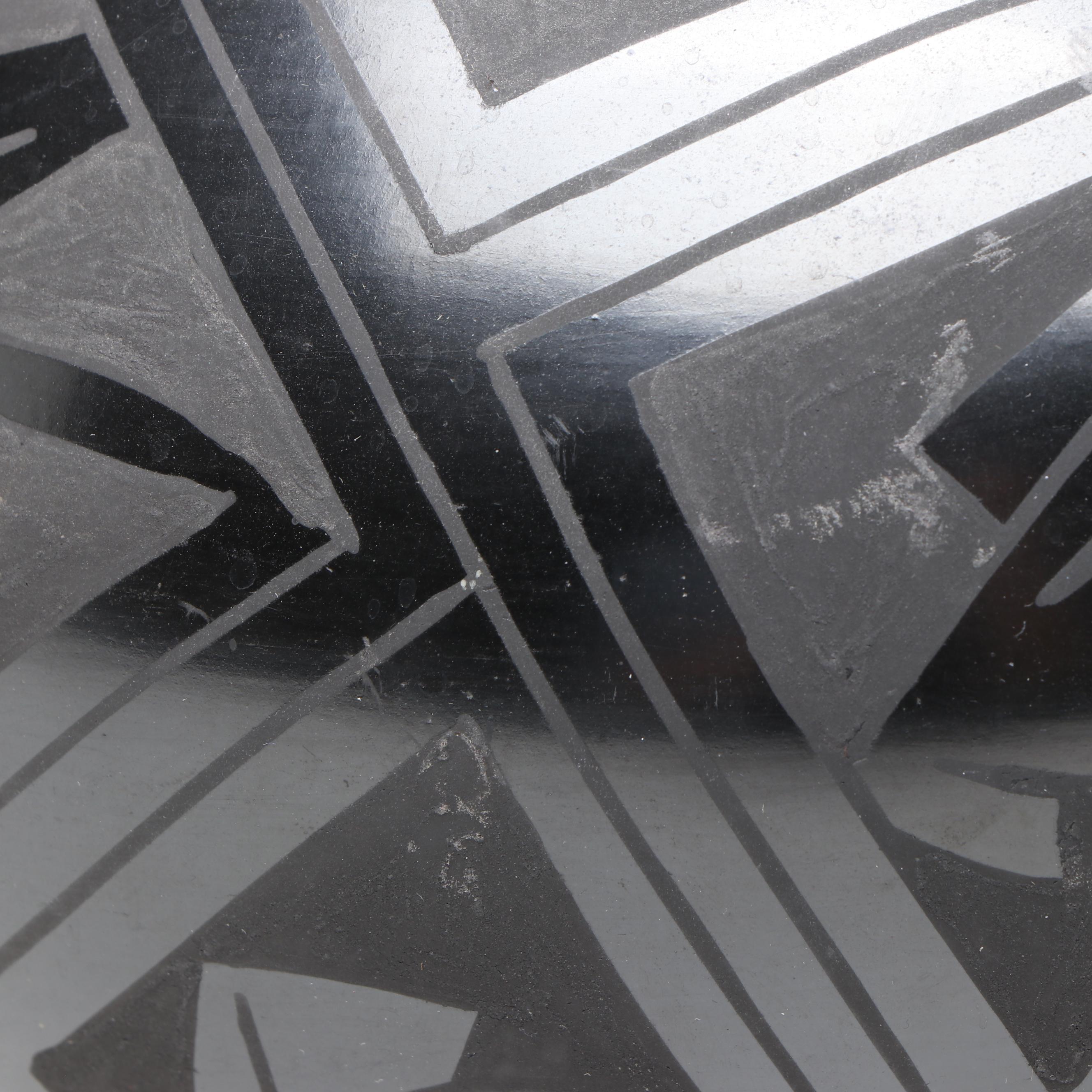 Silvia Silveira Blackware Pottery Vase and Armando Rodriguez Seed Bowl