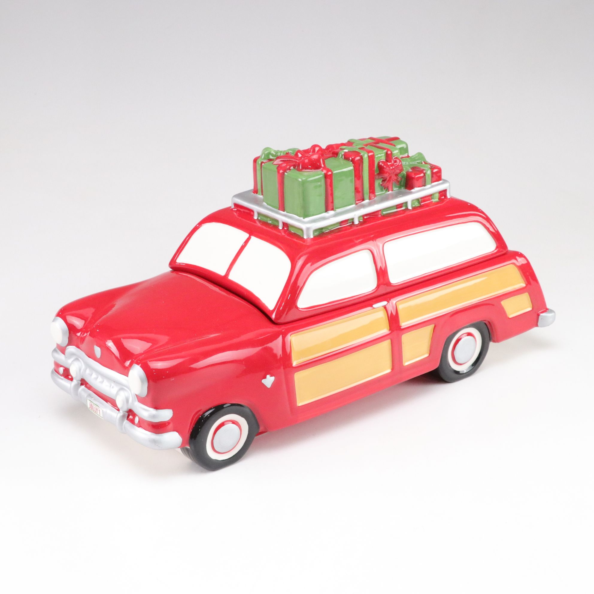 Cheryl's "Red Woody" Cookie Jar with Yankee Candle Snow Carolers & More