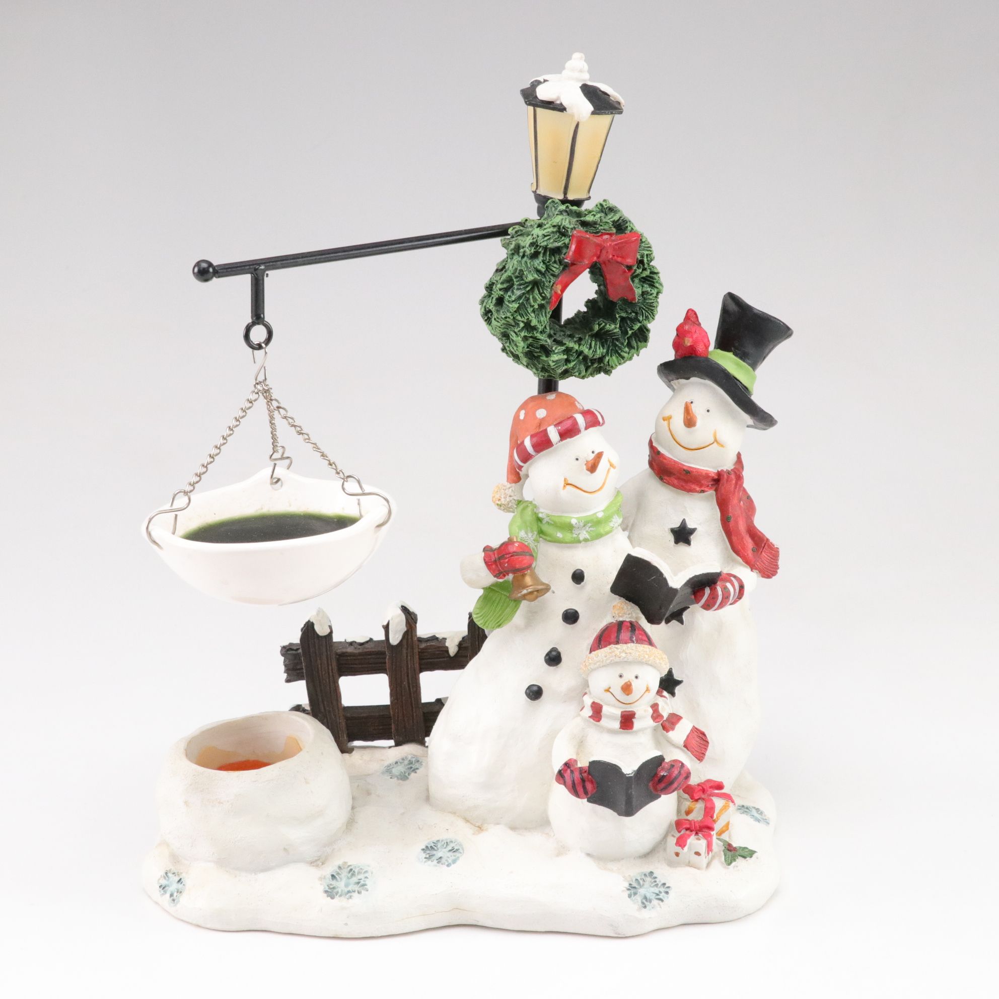 Cheryl's "Red Woody" Cookie Jar with Yankee Candle Snow Carolers & More