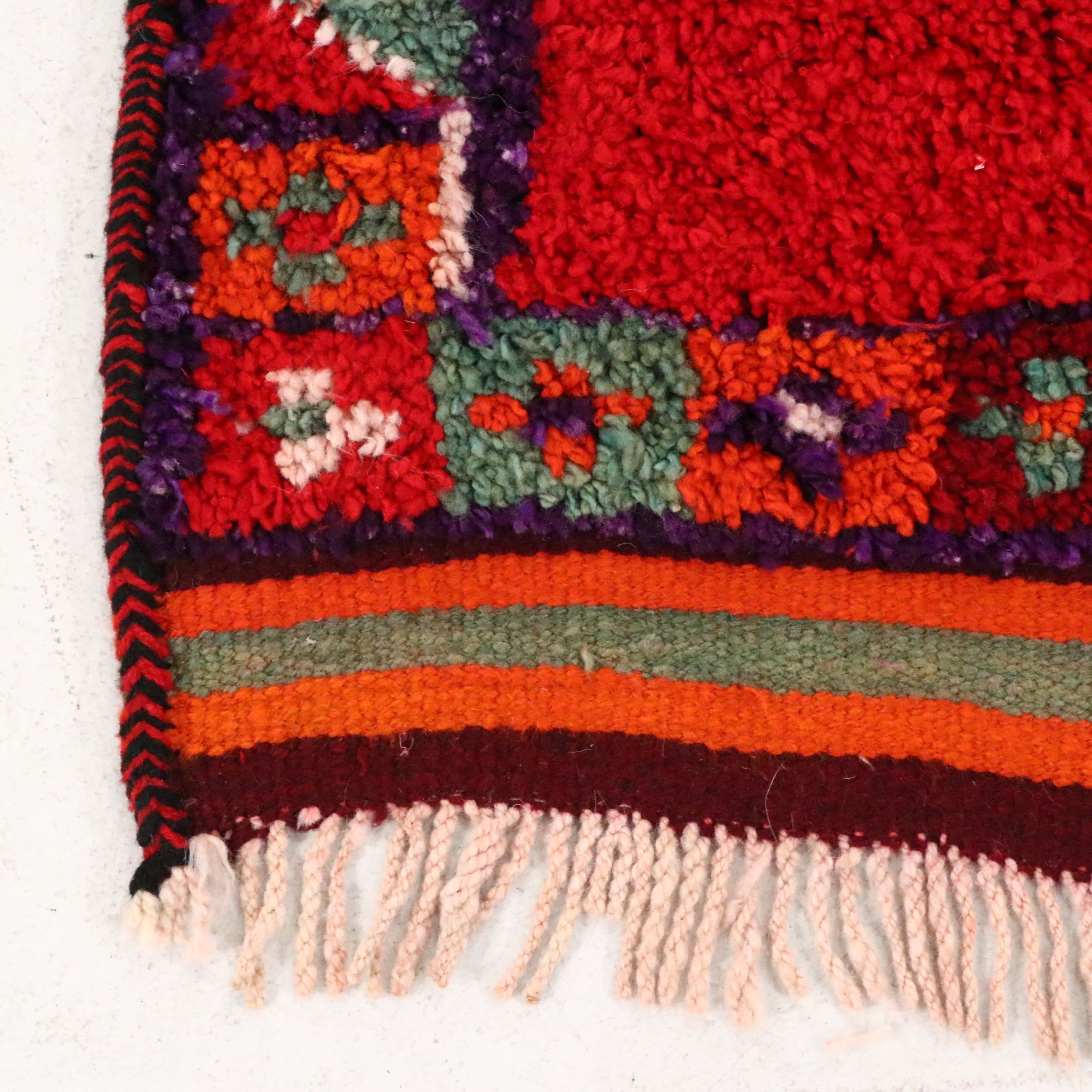 3'2 x 11'6 Hand-Knotted Moroccan Berber Long Rug