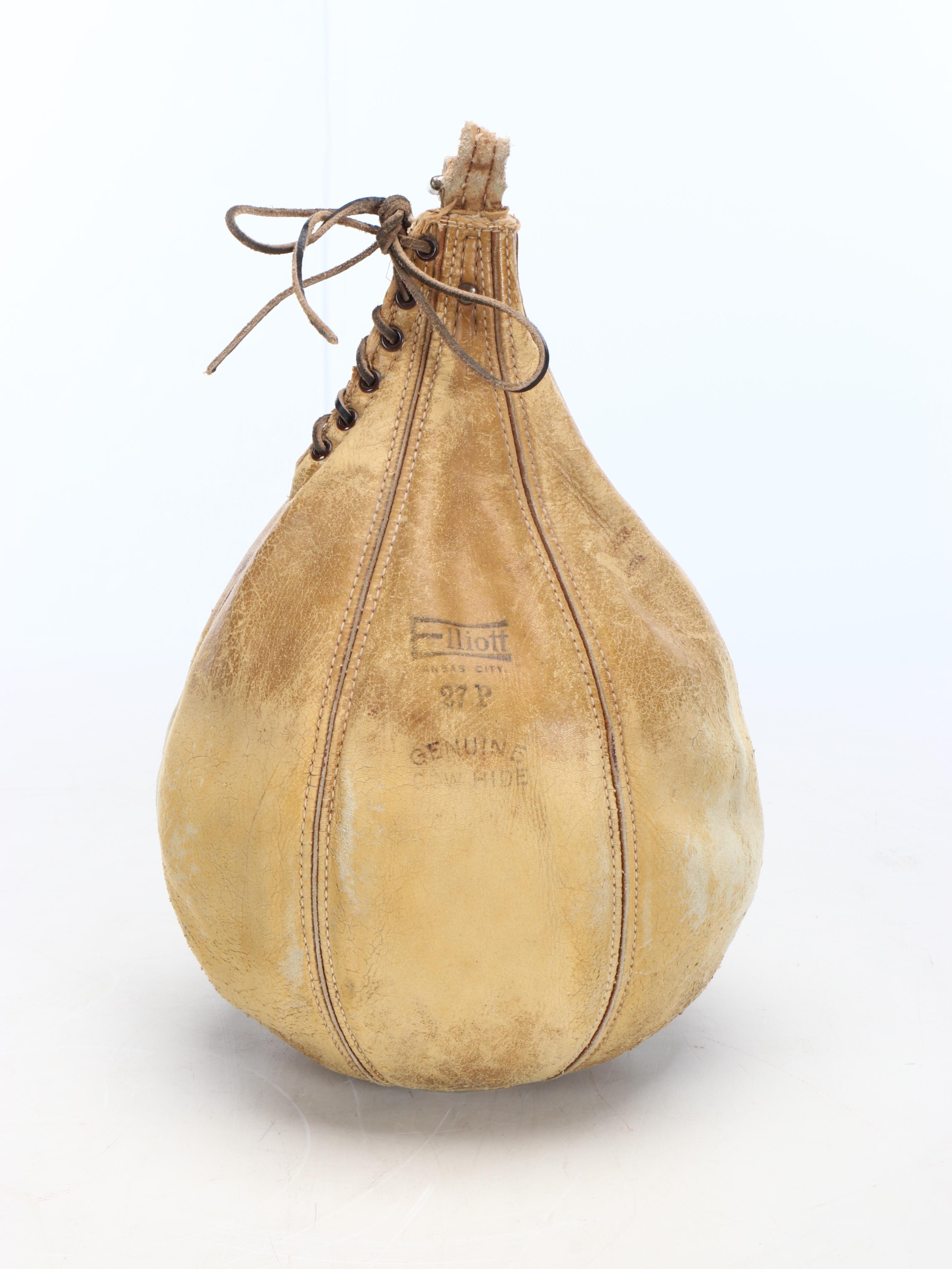 Elliott Cowhide Boxing Speed Bag with Frame